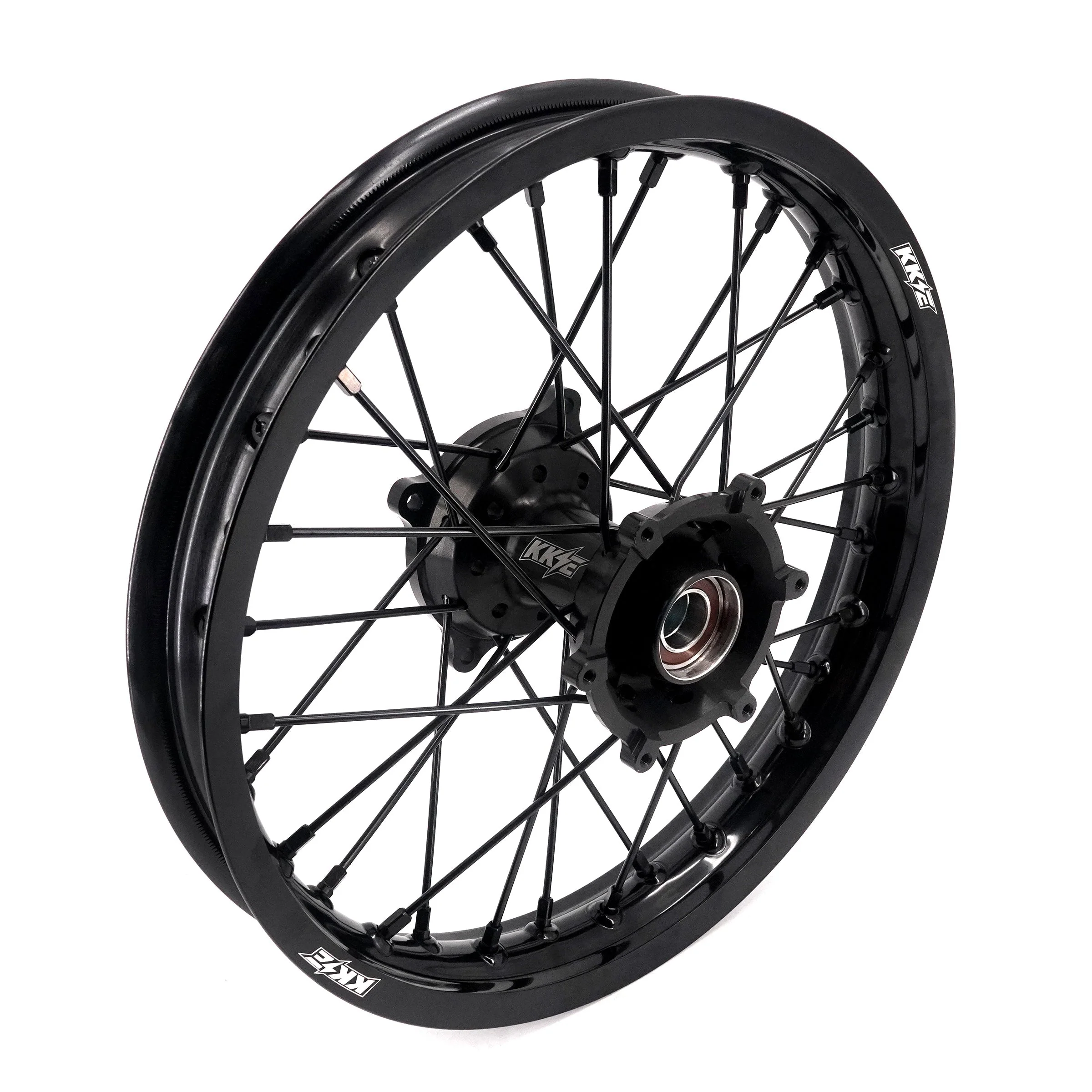 KKE 19/16 Factory Size Kids Big Wheels Rims Fit KTM SX 85 2021-2024 All Black - Image 8