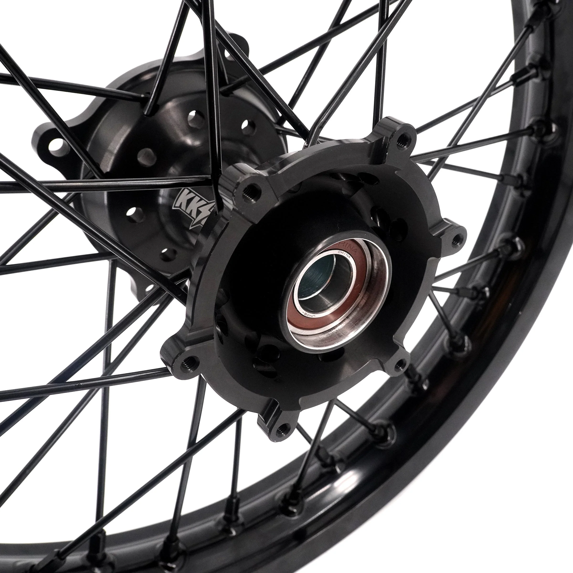 KKE 19/16 Factory Size Kids Big Wheels Rims Fit KTM SX 85 2021-2024 All Black - Image 9