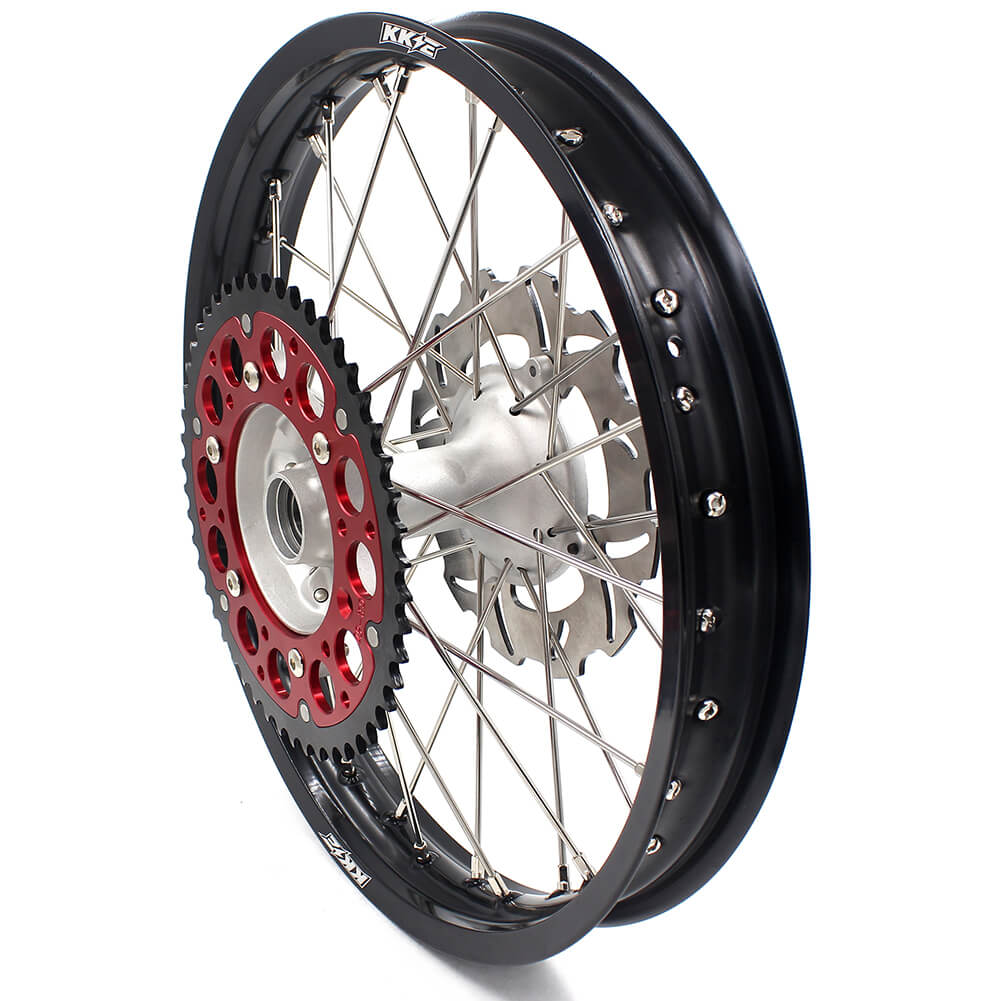 KKE 2.15*19" Rear Cast Spoke Wheels Rims For HONDA CR125R 1998-2001 CR250R 1997-2001 Disc - Image 2