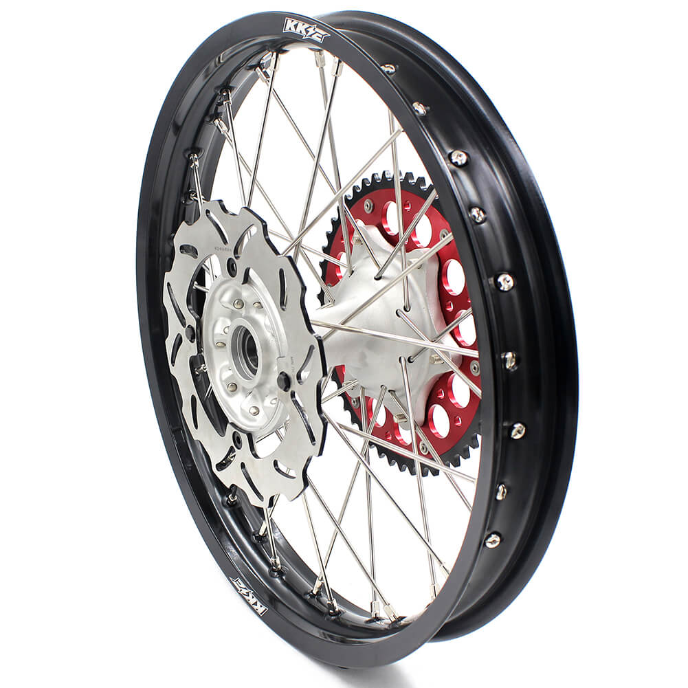 KKE 2.15*19" Rear Cast Spoke Wheels Rims For HONDA CR125R 1998-2001 CR250R 1997-2001 Disc - Image 4