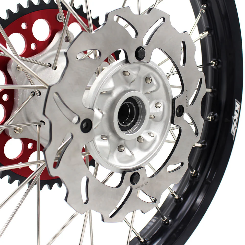 KKE 2.15*19" Rear Cast Spoke Wheels Rims For HONDA CR125R 1998-2001 CR250R 1997-2001 Disc - Image 5