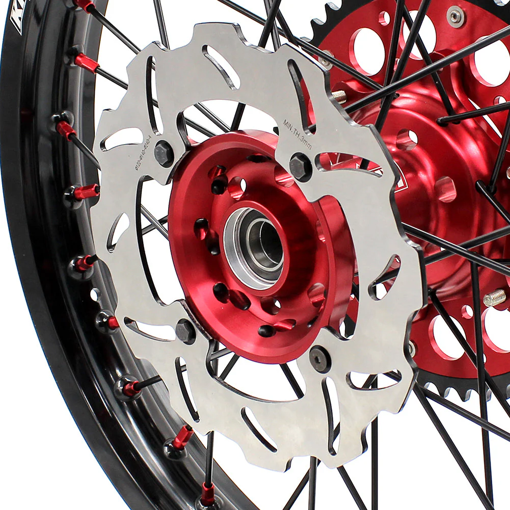 KKE 21&18 21&19 Wheels for Honda CR125R 1995-1997 CR250R 1995-1996 Black Spokes - Image 10