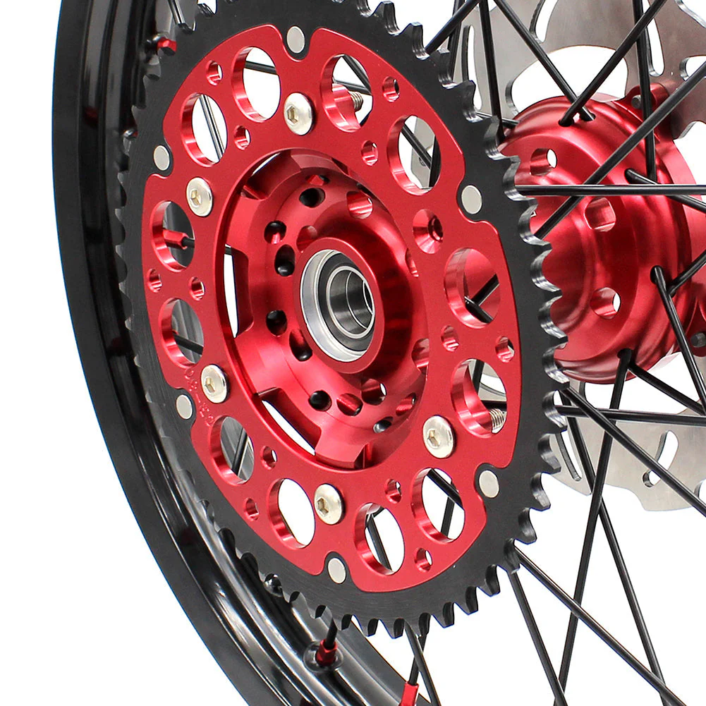 KKE 21&18 21&19 Wheels for Honda CR125R 1995-1997 CR250R 1995-1996 Black Spokes - Image 8