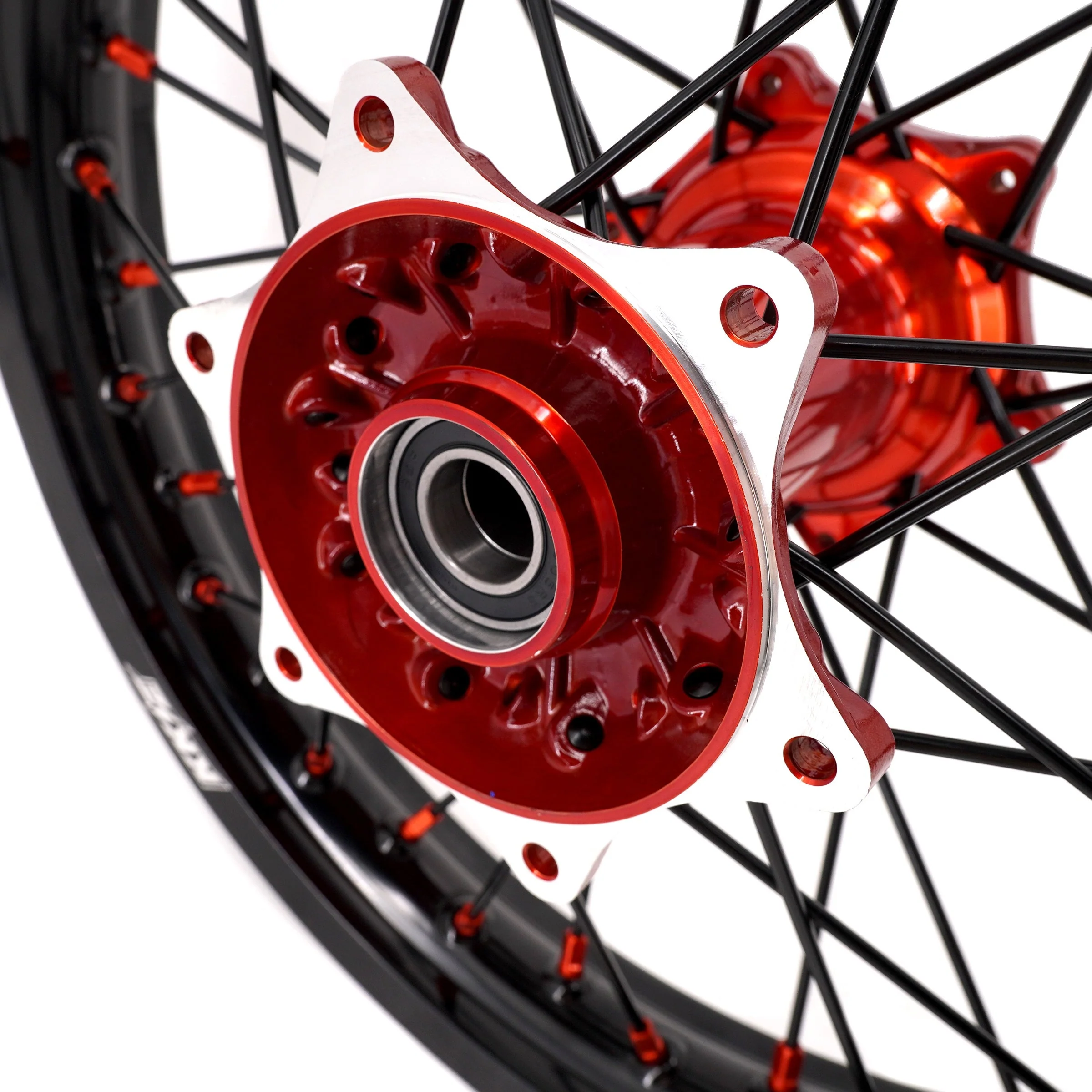 KKE 21" 18" Cast Enduro Wheels For KTM EXC EXC-F EXC-E 2003-2024 Black Spokes - Image 11