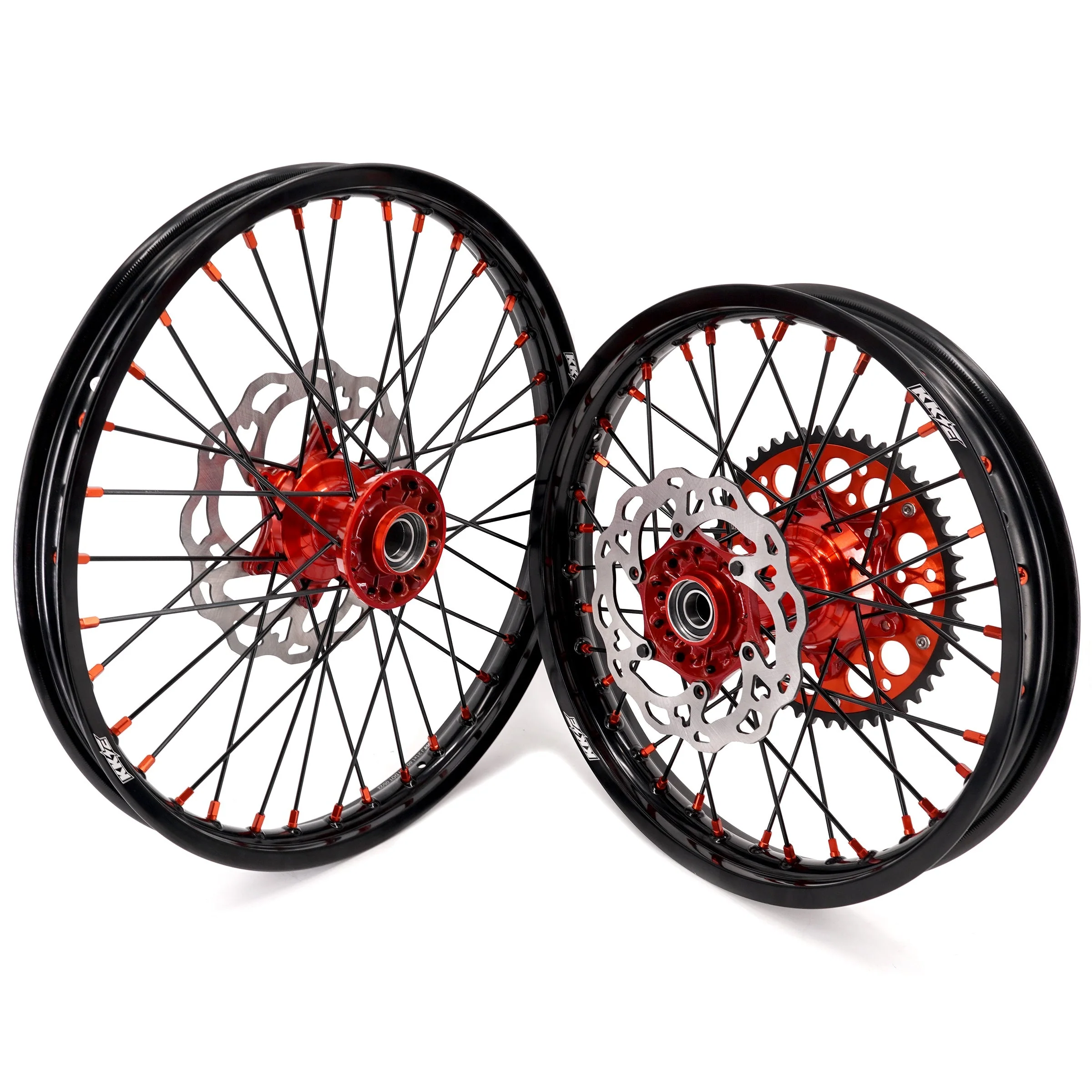 KKE 21" 18" Cast Enduro Wheels For KTM EXC EXC-F EXC-E 2003-2024 Black Spokes - Image 14