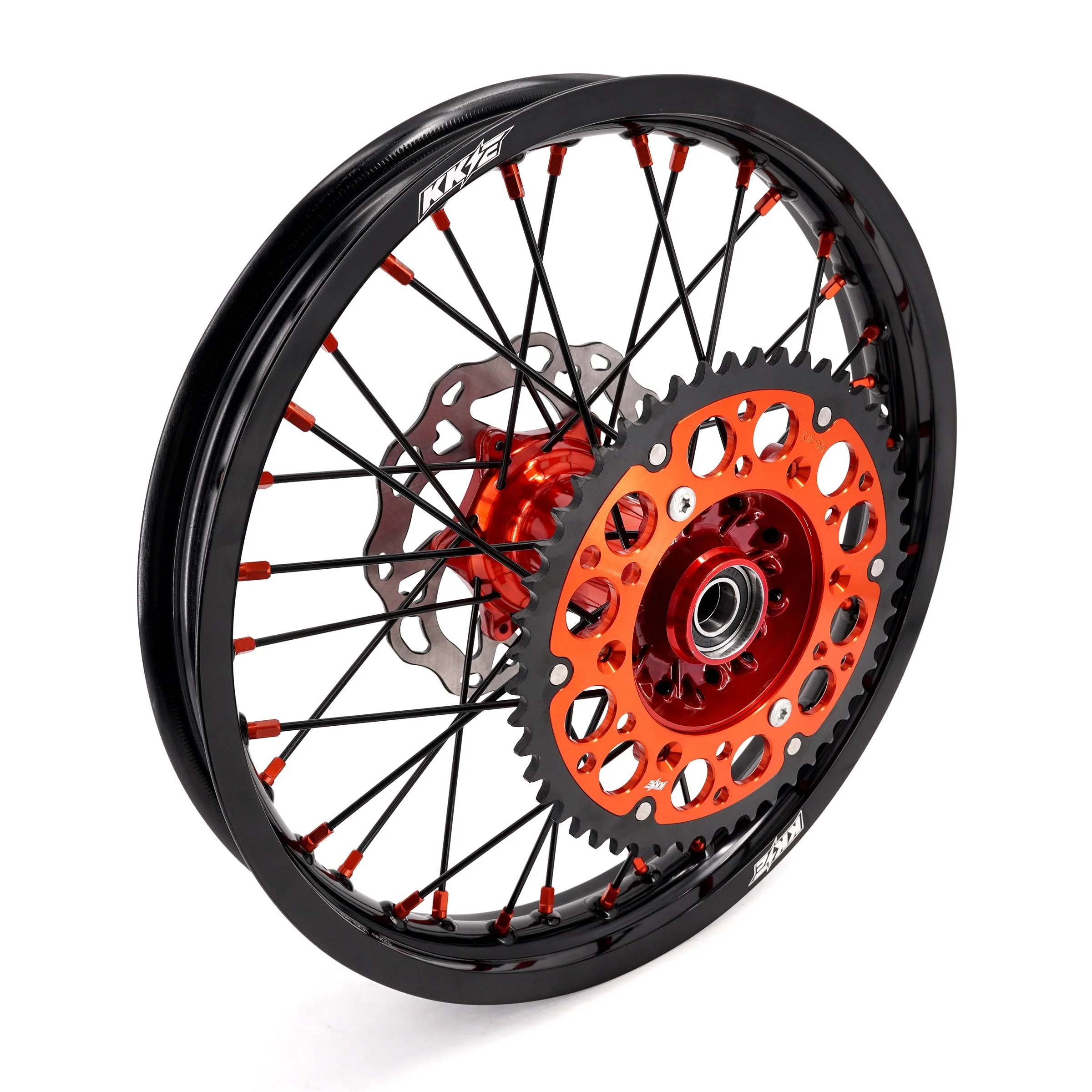 KKE 21" 18" Cast Enduro Wheels For KTM EXC EXC-F EXC-E 2003-2024 Black Spokes - Image 15
