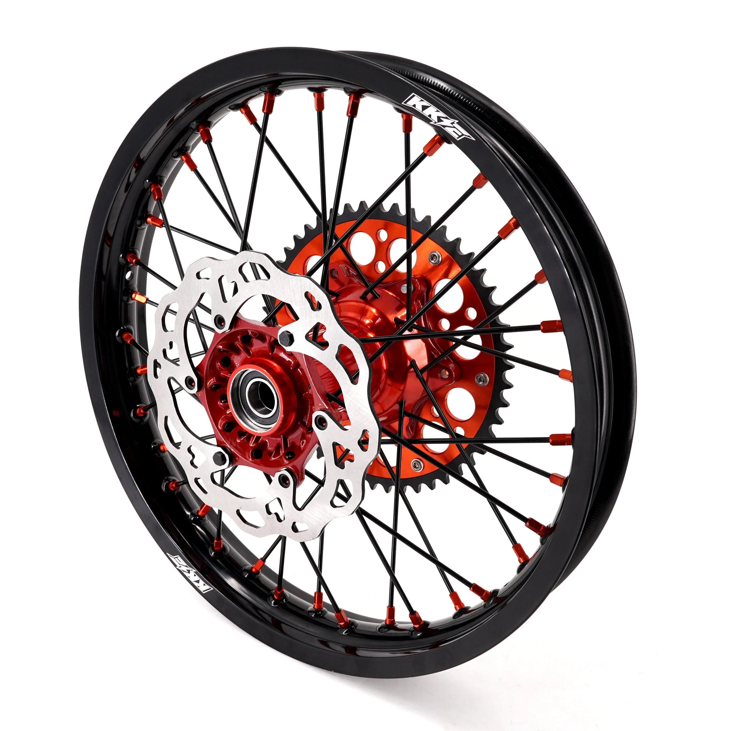 KKE 21" 18" Cast Enduro Wheels For KTM EXC EXC-F EXC-E 2003-2024 Black Spokes - Image 18