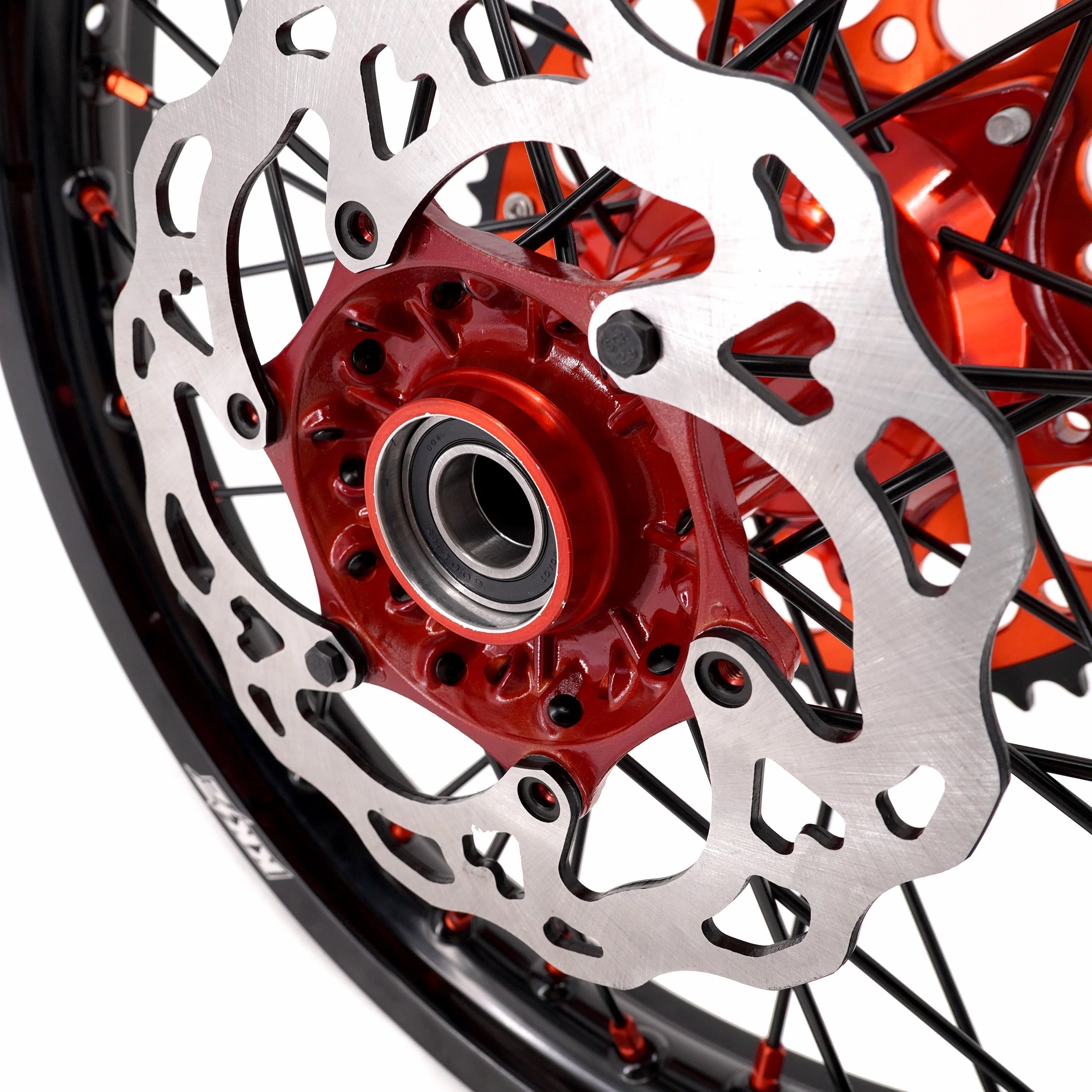 KKE 21" 18" Cast Enduro Wheels For KTM EXC EXC-F EXC-E 2003-2024 Black Spokes - Image 19