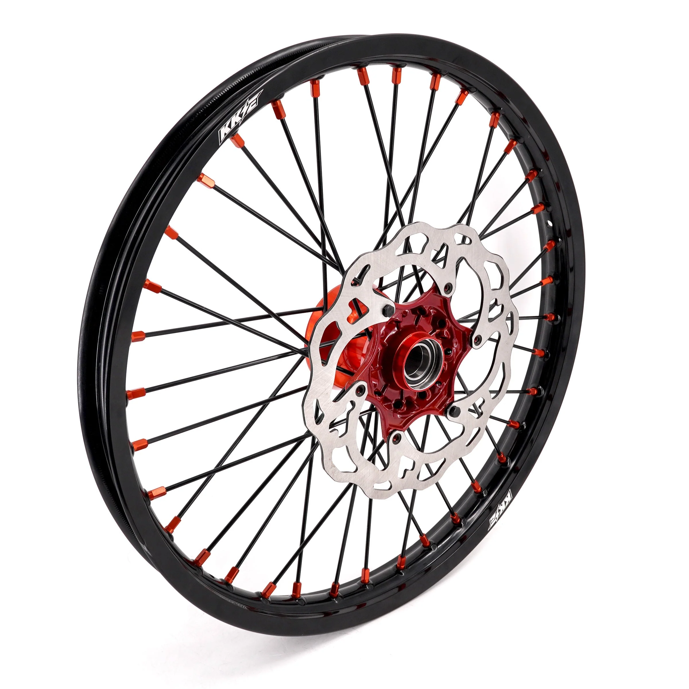 KKE 21" 18" Cast Enduro Wheels For KTM EXC EXC-F EXC-E 2003-2024 Black Spokes - Image 20