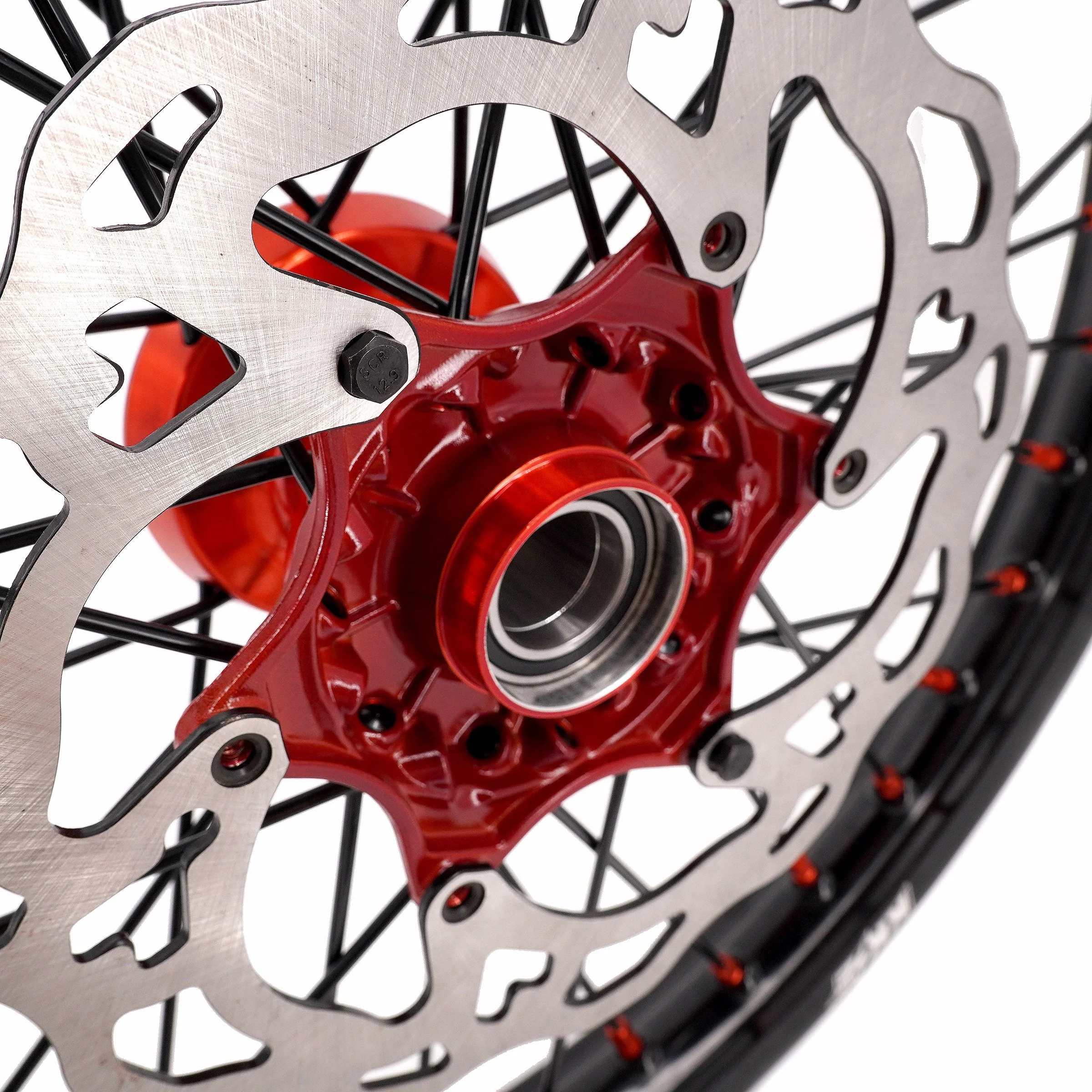 KKE 21" 18" Cast Enduro Wheels For KTM EXC EXC-F EXC-E 2003-2024 Black Spokes - Image 21