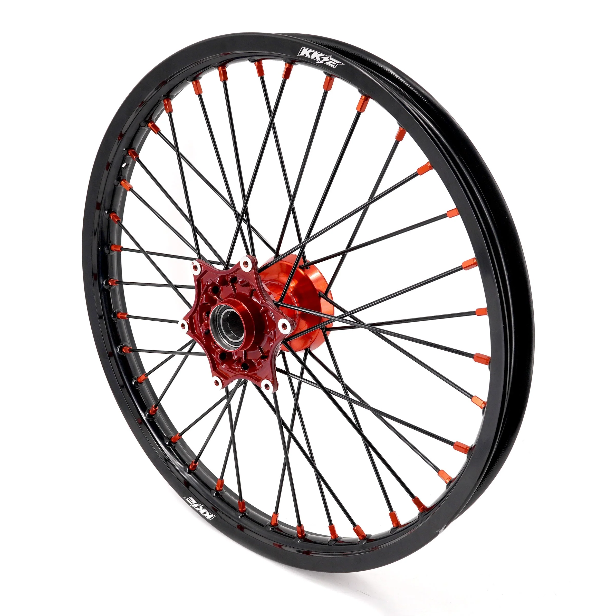 KKE 21" 18" Cast Enduro Wheels For KTM EXC EXC-F EXC-E 2003-2024 Black Spokes - Image 5