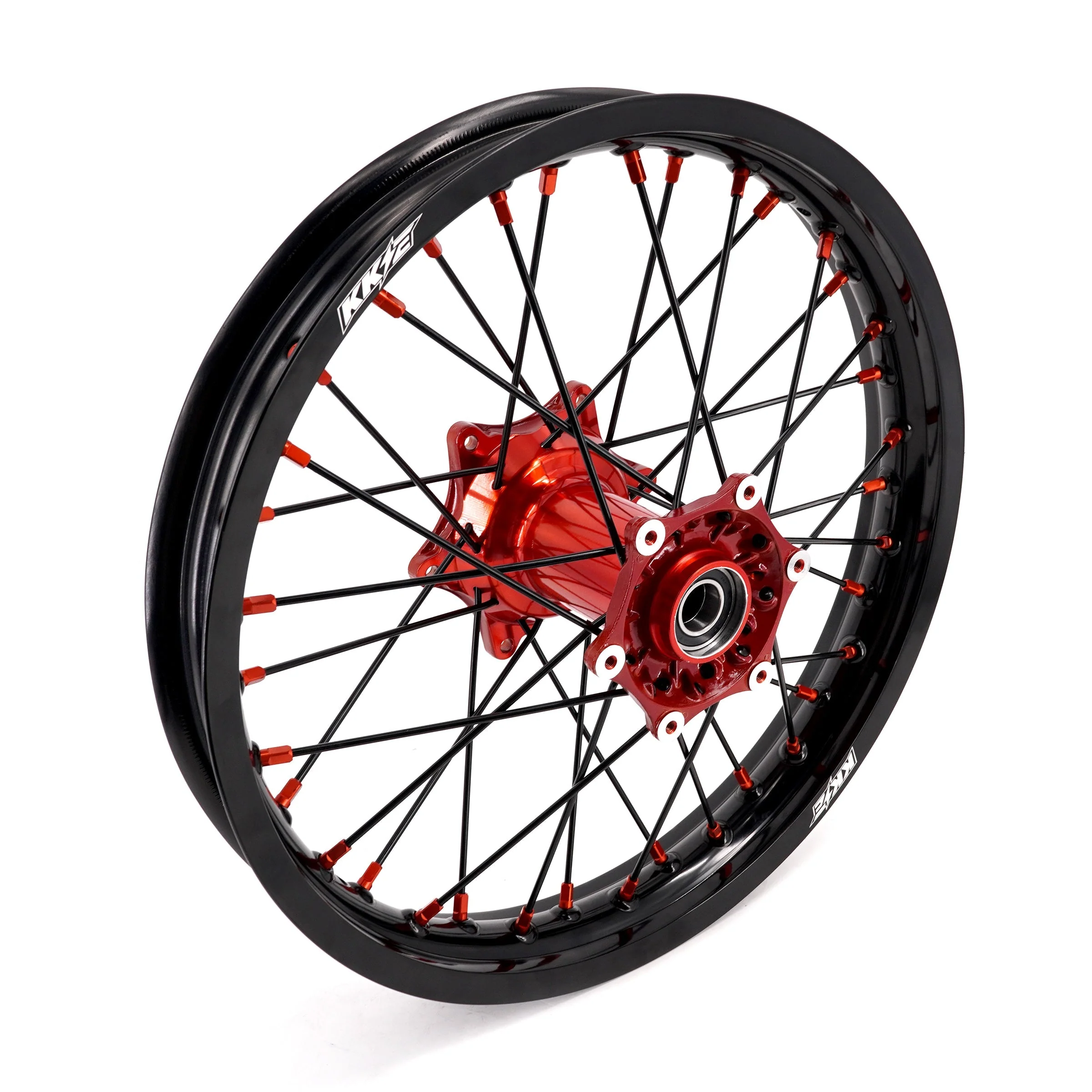KKE 21" 18" Cast Enduro Wheels For KTM EXC EXC-F EXC-E 2003-2024 Black Spokes - Image 8