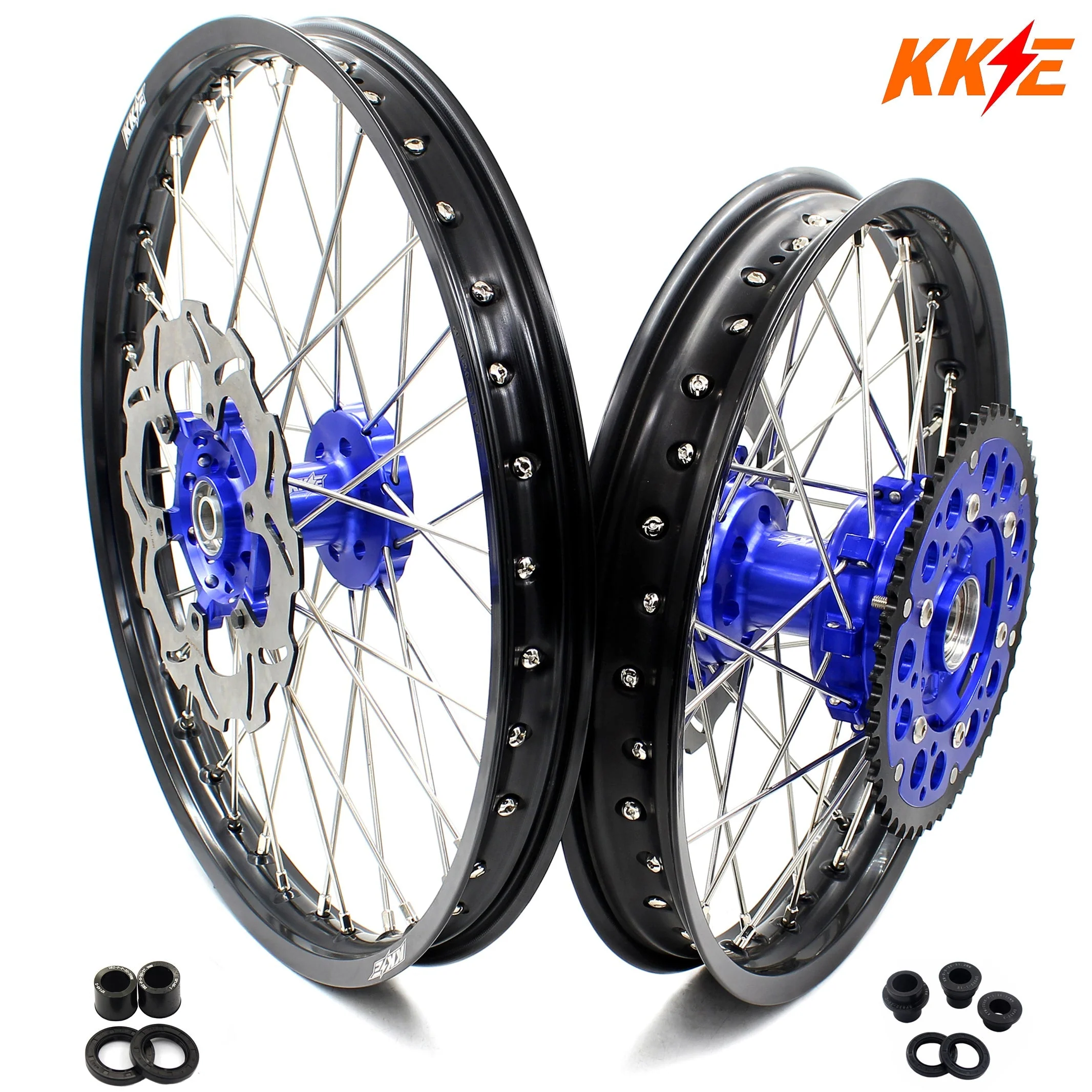 KKE 21 & 18 CUSH Drive Enduro Wheels For SUZUKI DRZ400 DRZ400E DRZ400S 2000-2024 - Image 13