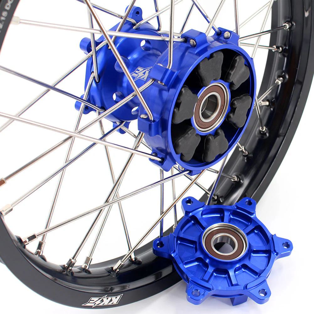 KKE 21 & 18 Cush Drive Rims for YAMAHA WR250F 2001-2019 WR450F 2003-2018 - Image 4