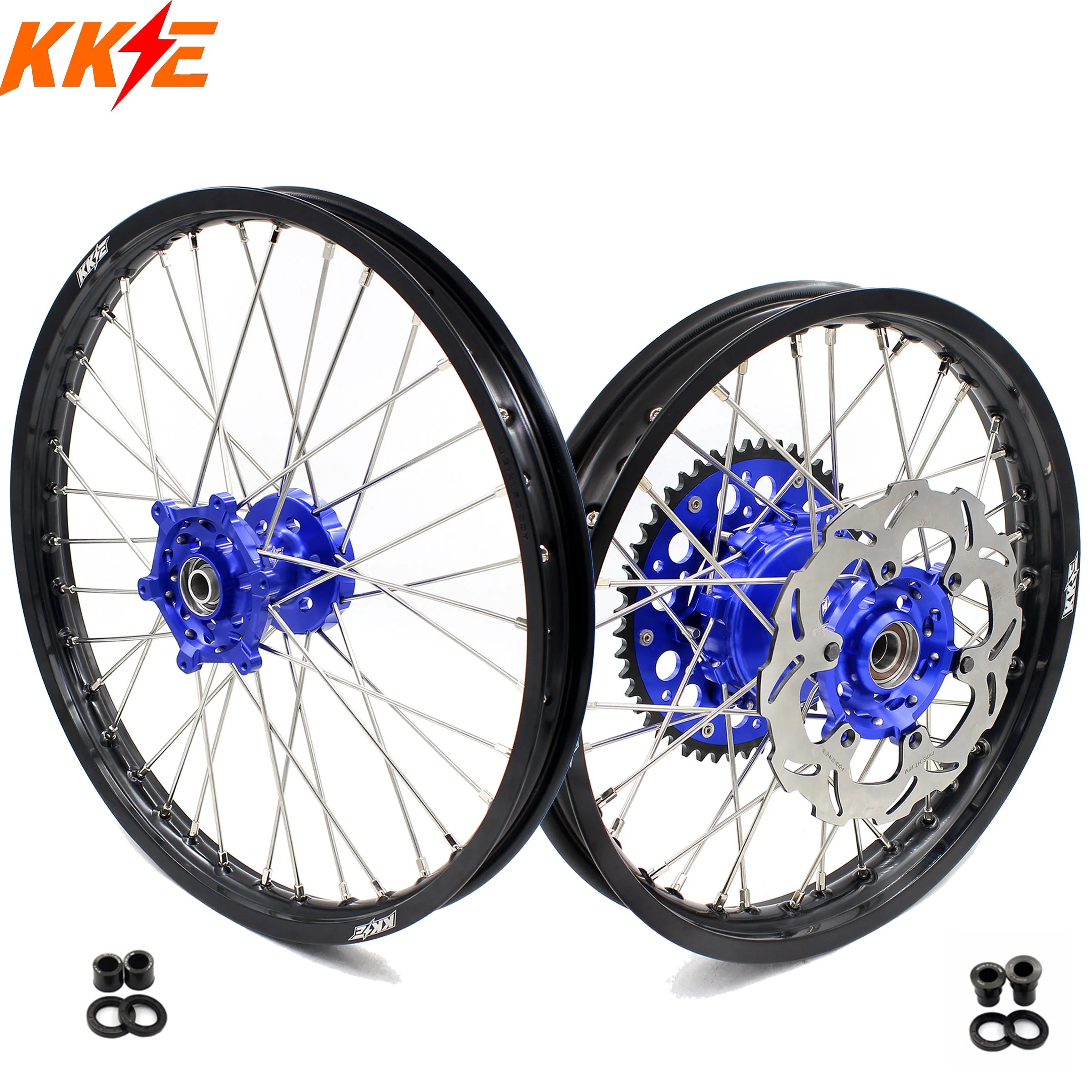 KKE 21 & 18 CUSH Drive Wheels Rims For SUZUKI DRZ400SM 2005-2024 - Image 13