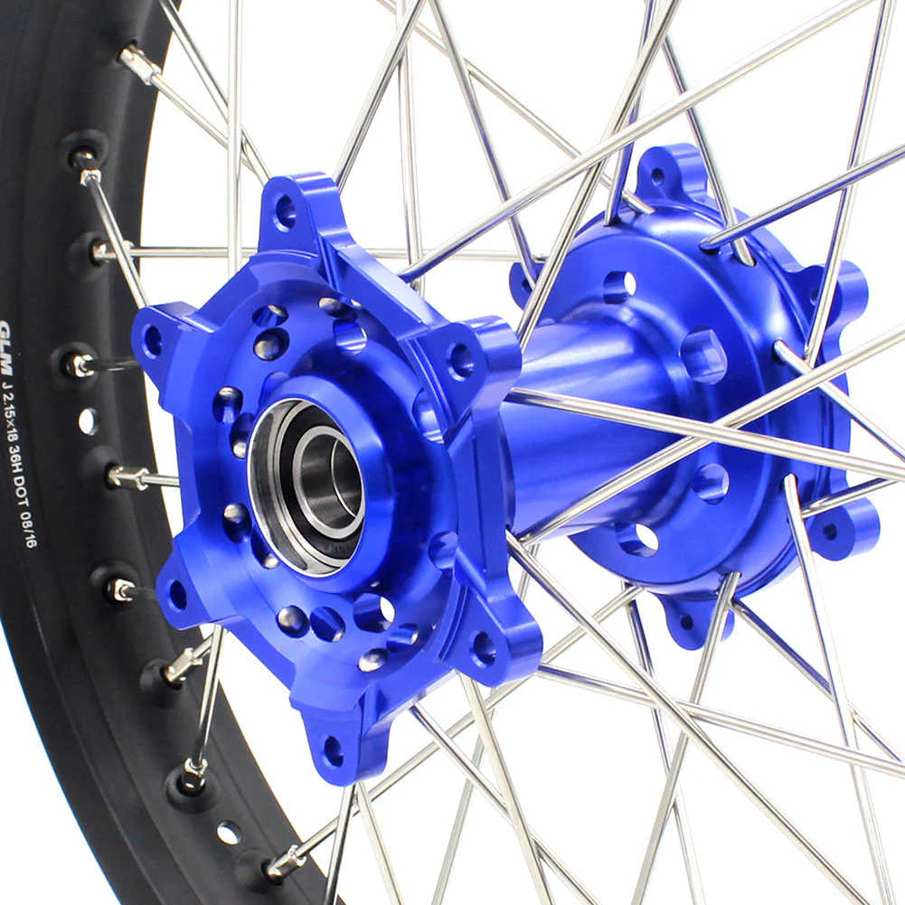 KKE 21/18 Dirtbike Spoke Alloy Wheels For SUZUKI DRZ400 DRZ400E DRZ400S - Image 9