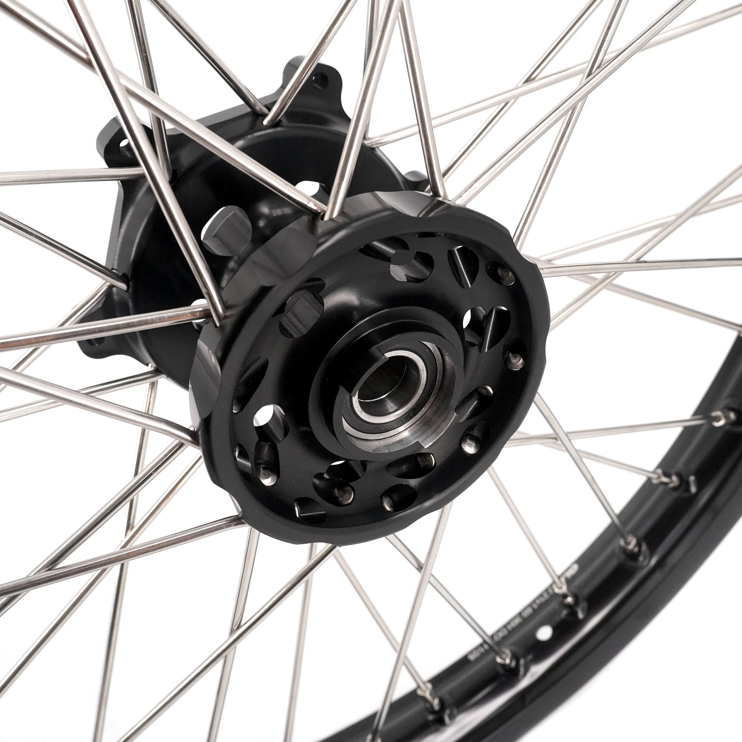KKE 21/18 Enduro Dirtbike Wheel Rim For SUZUKI DRZ400 DRZ400S DRZ400E Black Hub & Rim - Image 16