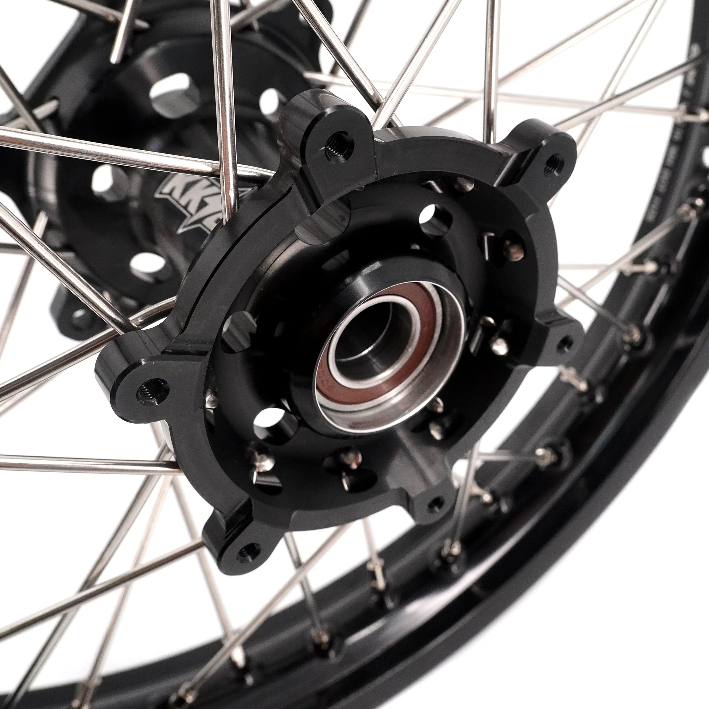 KKE 21/18 Enduro Dirtbike Wheel Rim For SUZUKI DRZ400 DRZ400S DRZ400E Black Hub & Rim - Image 18