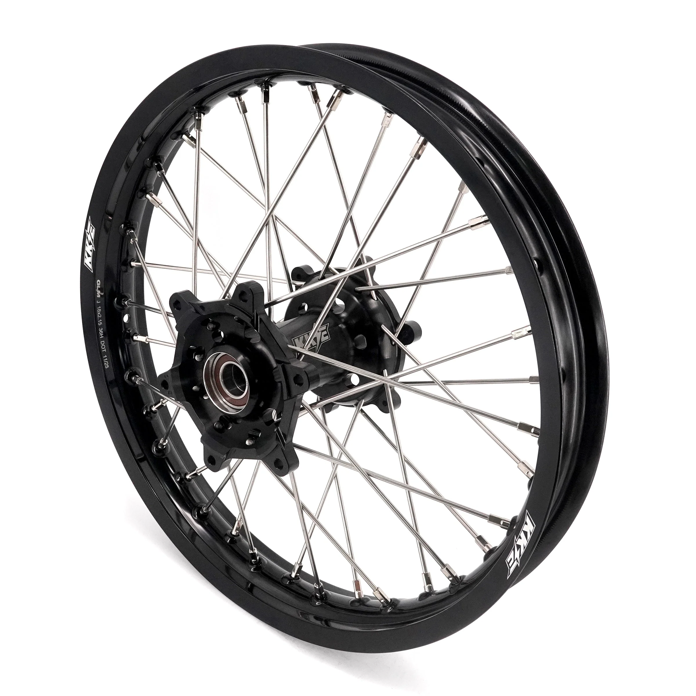 KKE 21/18 Enduro Dirtbike Wheel Rim For SUZUKI DRZ400 DRZ400S DRZ400E Black Hub & Rim - Image 19