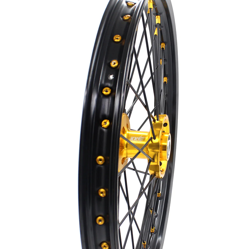 KKE 21/18 Enduro Off Road Wheels For SUZUKI DRZ400SM 2005-2024 Gold Nipples - Image 20