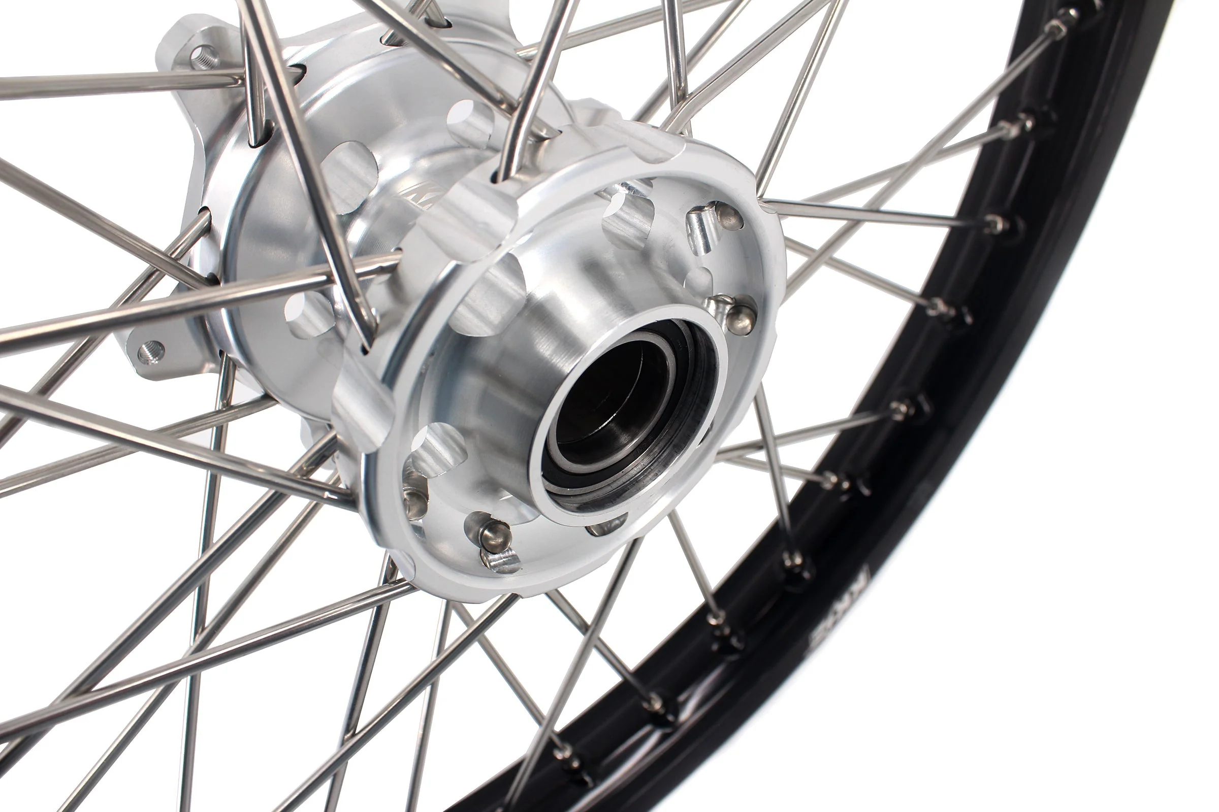 KKE 21 & 18 Enduro Rims for KTM EXC EXC-F EXC-W 125-530CC 2003-2024 Silver&Black - Image 4