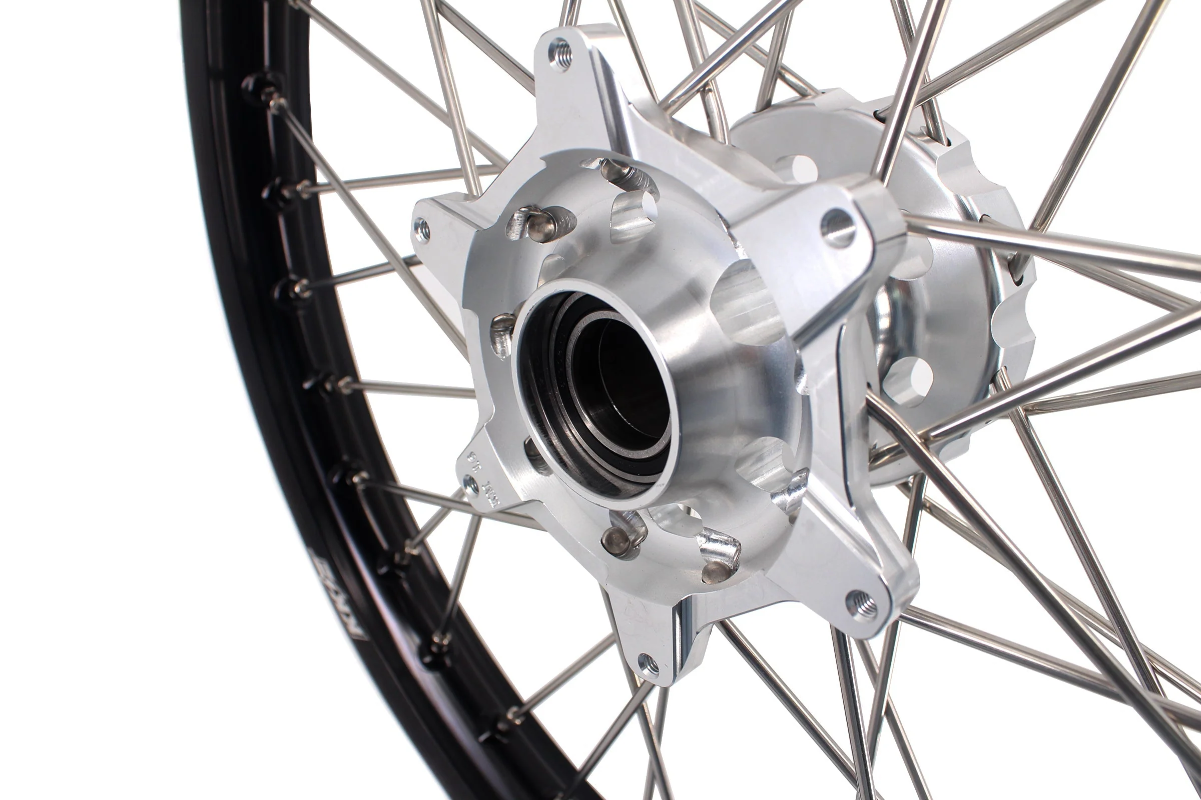 KKE 21 & 18 Enduro Rims for KTM EXC EXC-F EXC-W 125-530CC 2003-2024 Silver&Black - Image 6