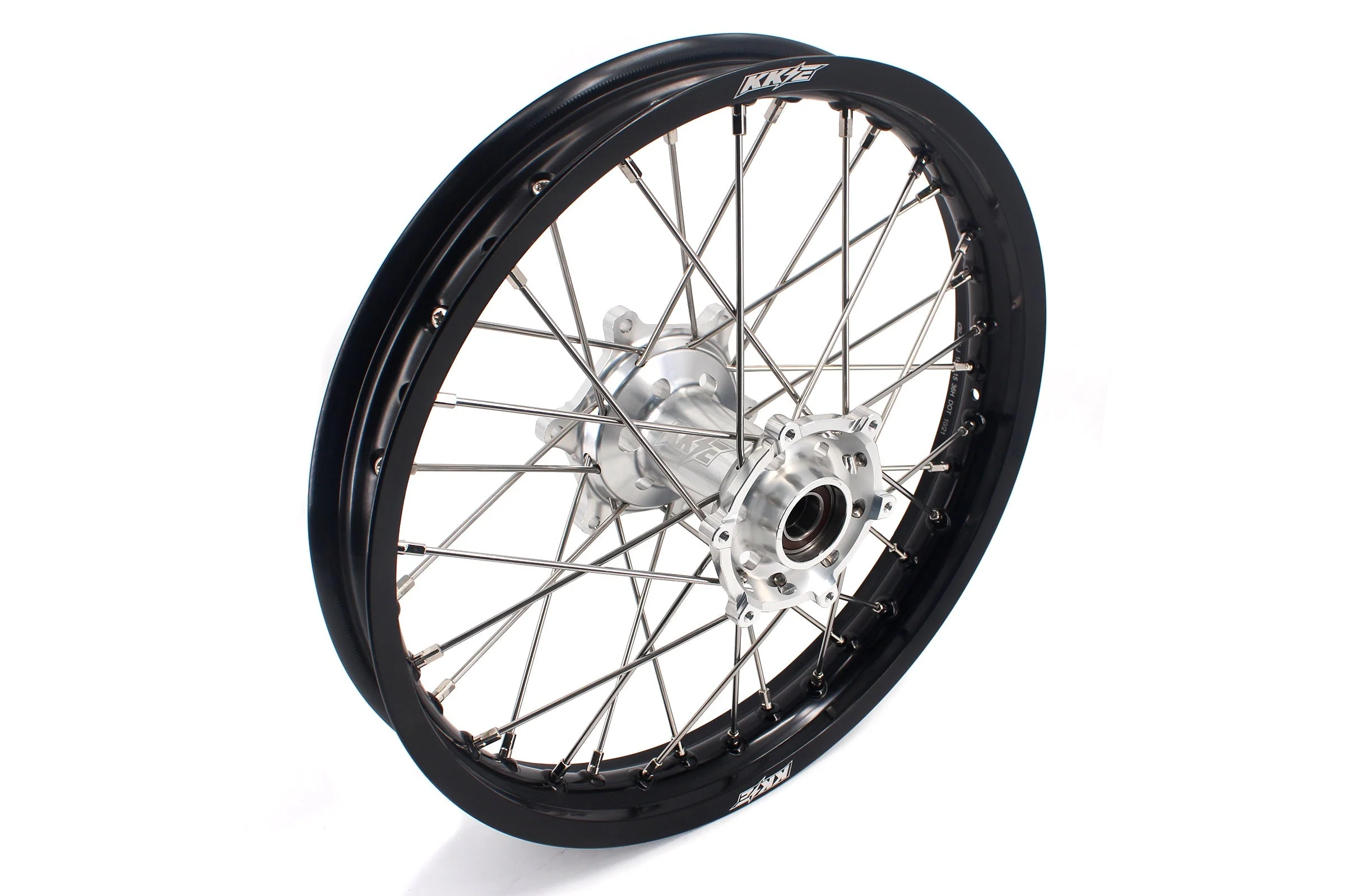 KKE 21 & 18 Enduro Rims for KTM EXC EXC-F EXC-W 125-530CC 2003-2024 Silver&Black - Image 7
