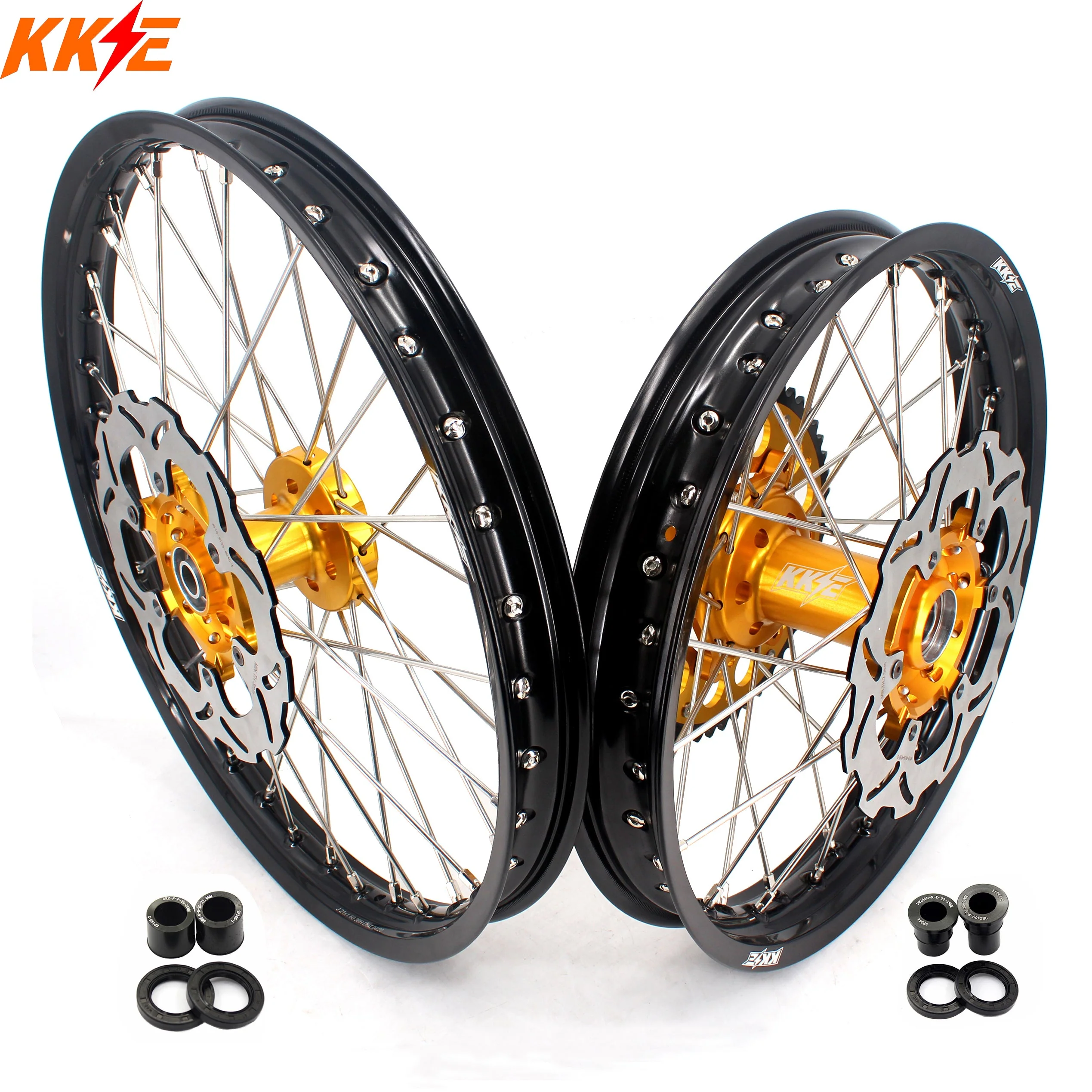 KKE 21" 18" Enduro Spoked Wheels Rims For SUZUKI DRZ400 DRZ400E DRZ400S - Image 13