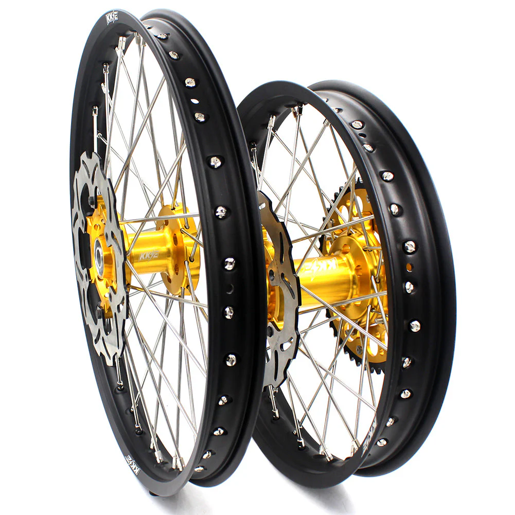 KKE 21" 18" Enduro Spoked Wheels Rims For SUZUKI DRZ400 DRZ400E DRZ400S - Image 14