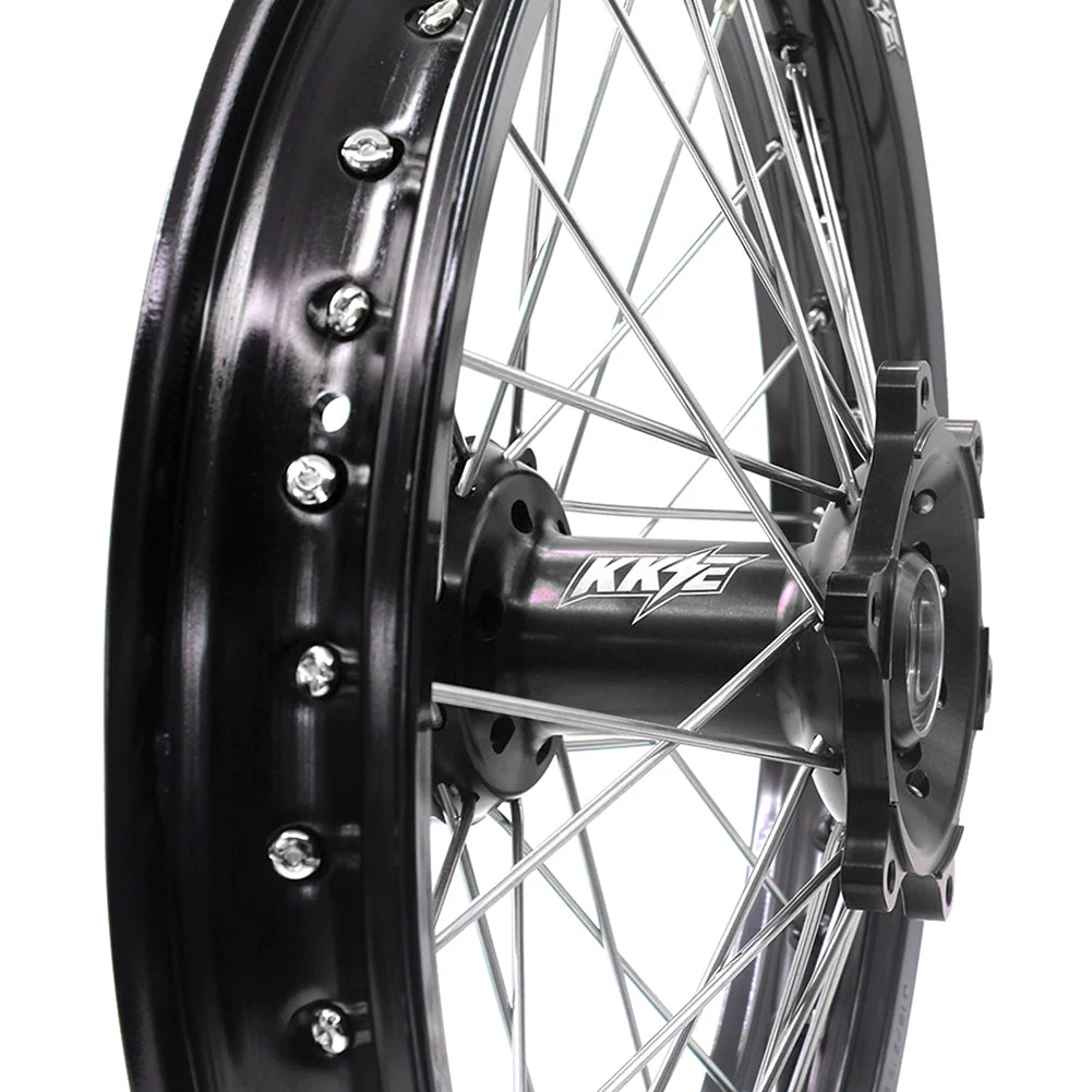KKE 21 & 18 Enduro Wheels Rims for Husqvarna TE TC FE FC SMR TXC  2000-2013 Red Hubs - Image 15