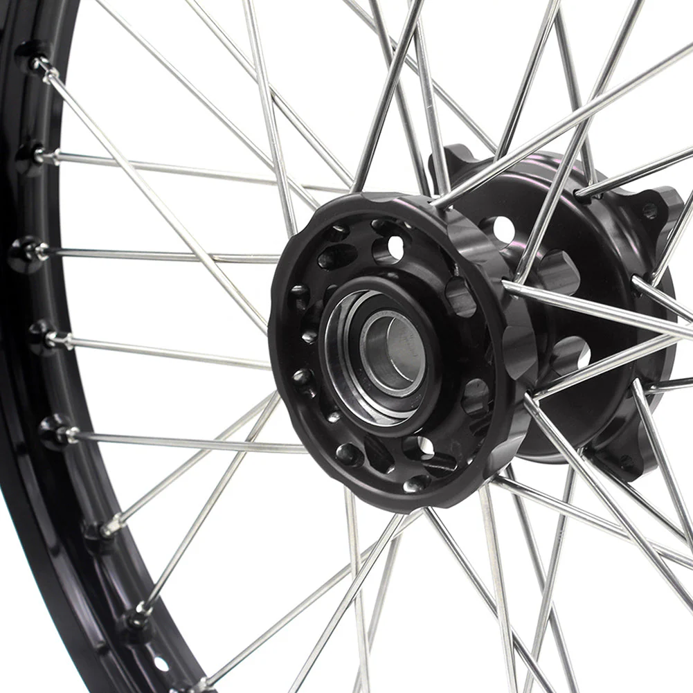 KKE 21 & 18 Enduro Wheels Rims for Husqvarna TE TC FE FC SMR TXC  2000-2013 Red Hubs - Image 19