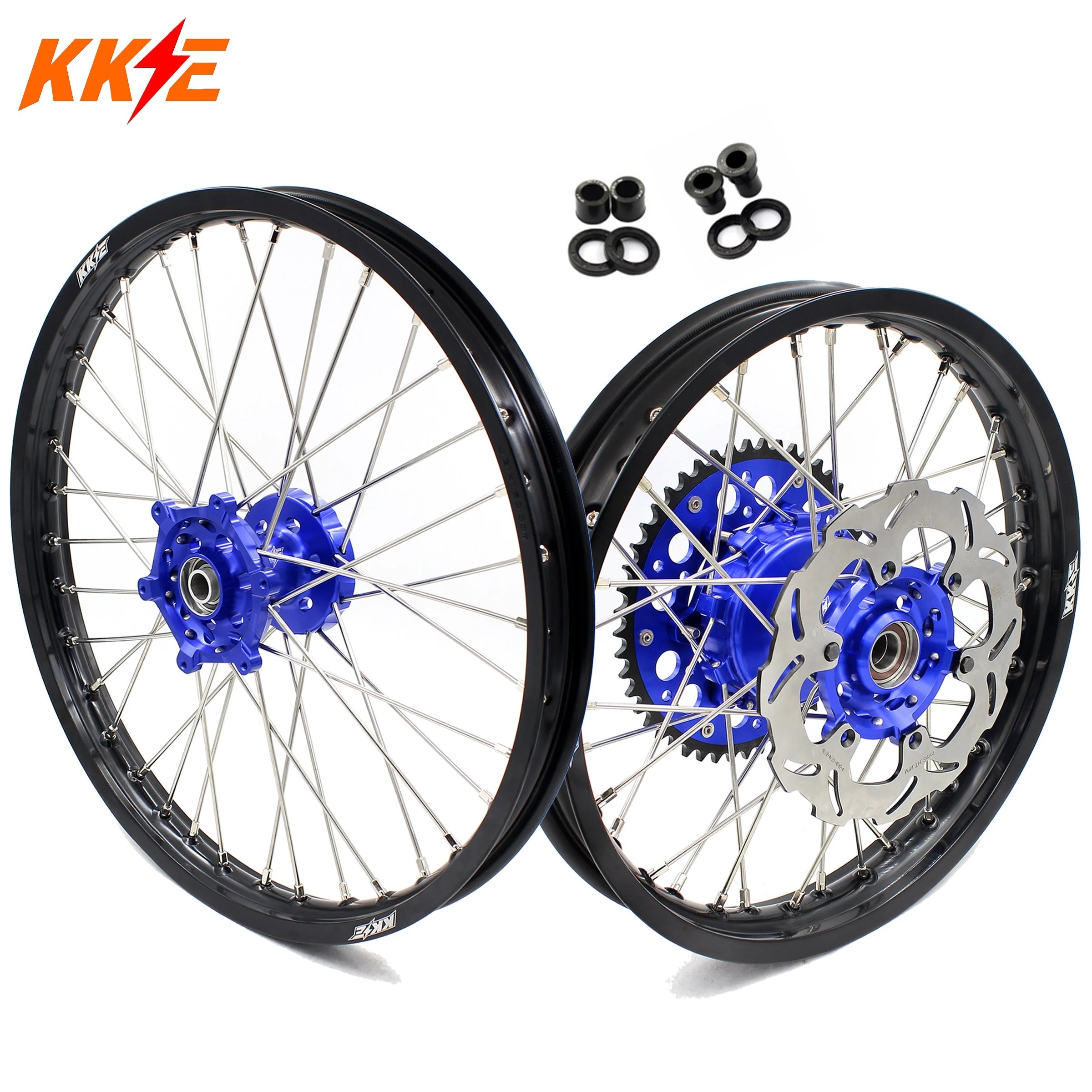 KKE 21/18inch Enduro Wheels Rims For SUZUKI DRZ400SM 2005-2024 - Image 13