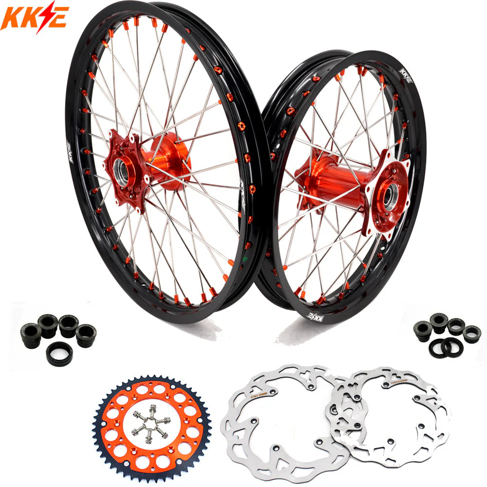 KKE 21" 19" Cast Wheels For KTM SX SX-F XC XC-F EXC EXC-F 125-530CC 2003-2024 - Image 2