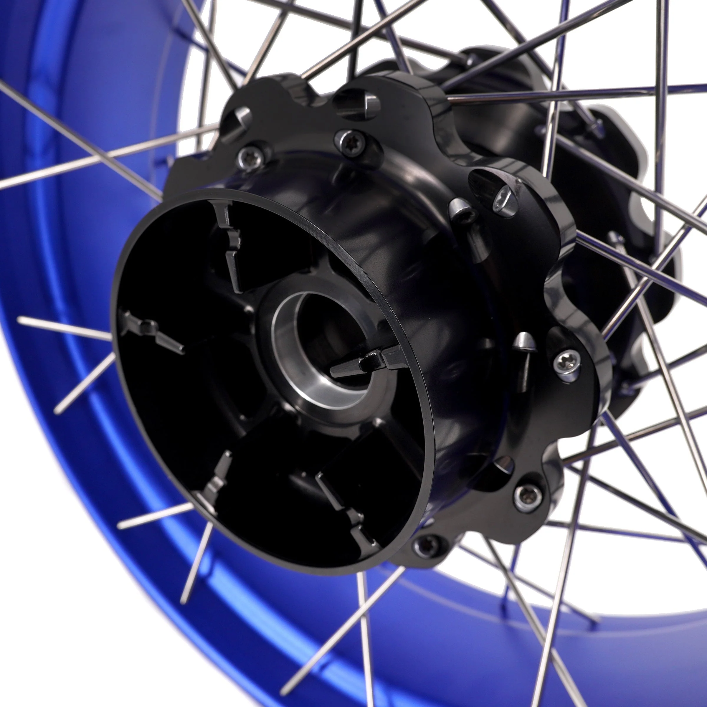 KKE 3.5*19'' & 5.0*18'' Tubeless Wheels Fit Harley Street Glide/CVO 2024 Blue Rims - Image 15
