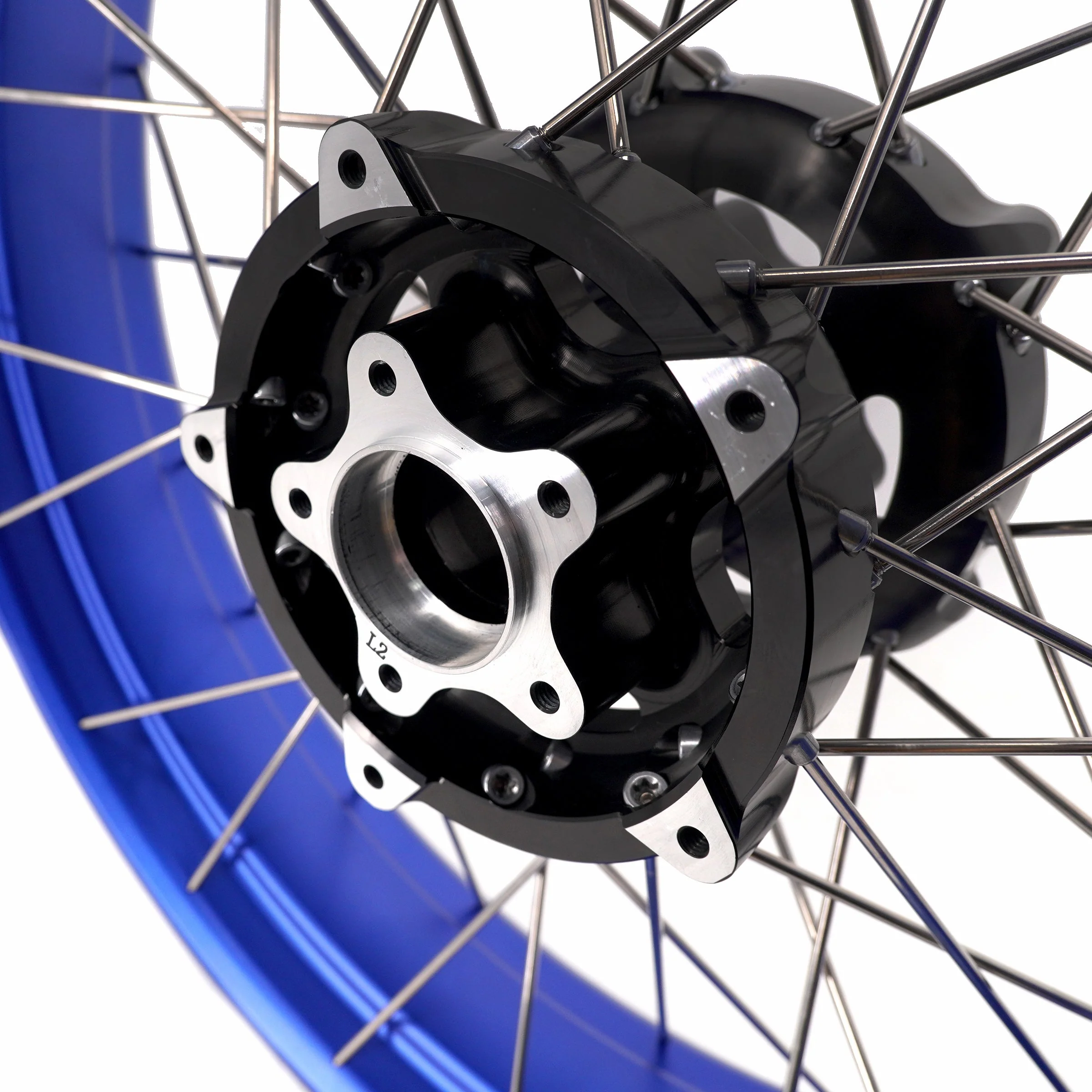 KKE 3.5*21'' & 5.0*18'' Tubeless Wheels Fit Harley Street Glide/CVO 2024 Blue Rims - Image 10