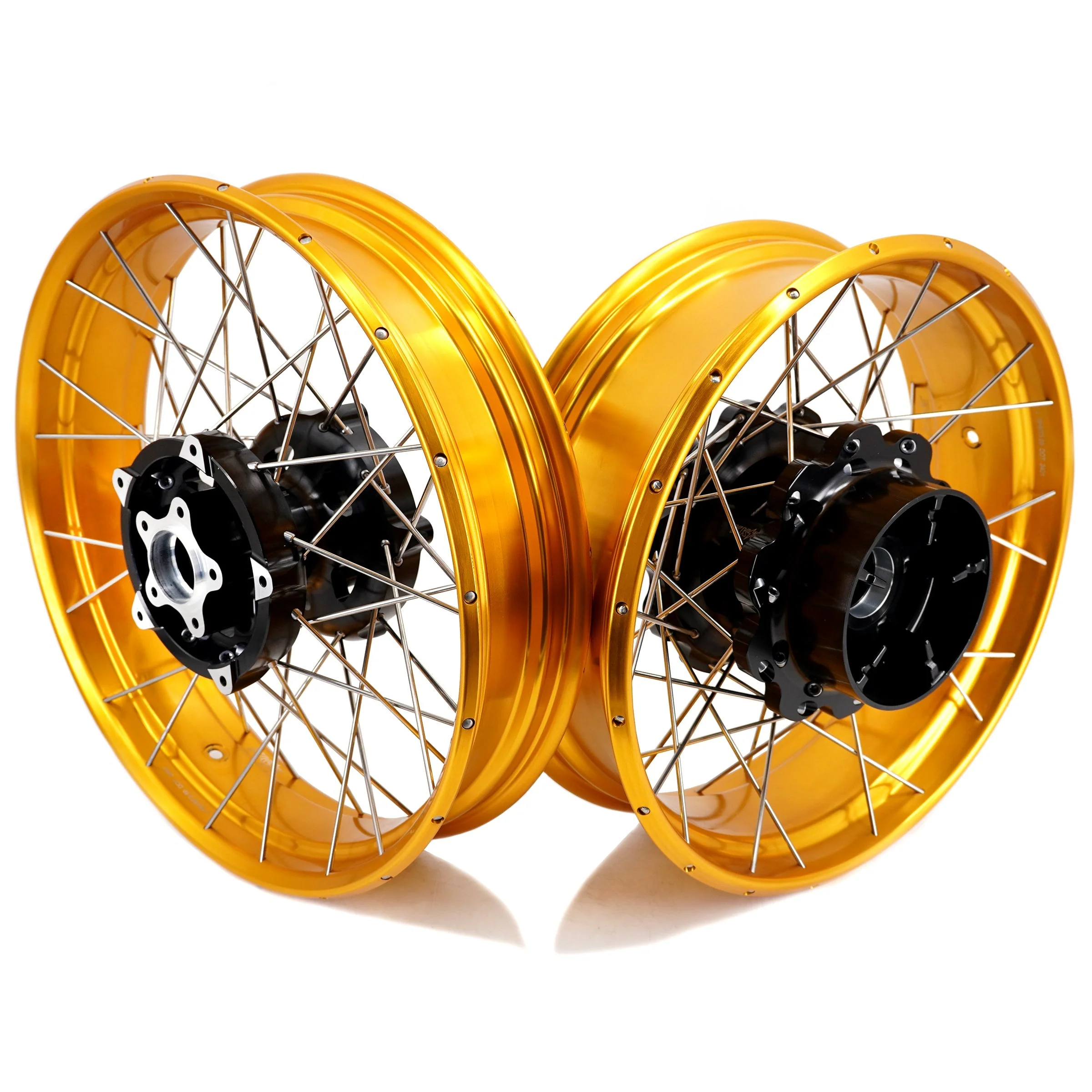 KKE 3.5*21'' & 5.0*18'' Tubeless Wheels Fit Harley Street Glide/CVO 2024 Spoked Rims - Image 2
