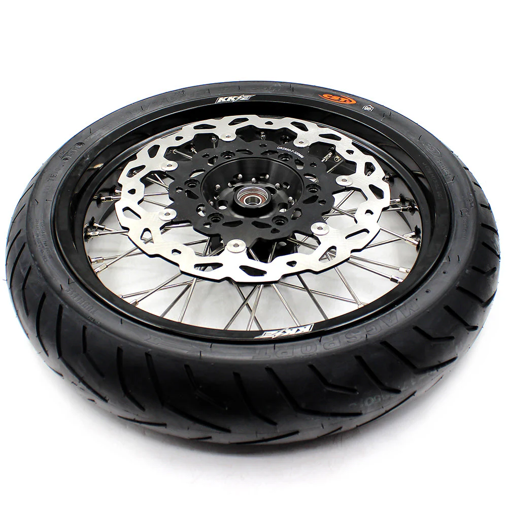 KKE 3.5/4.25*17" Cush Drive Wheels For SUZUKI DR650SE 1996-2021 CST Tires - Image 5