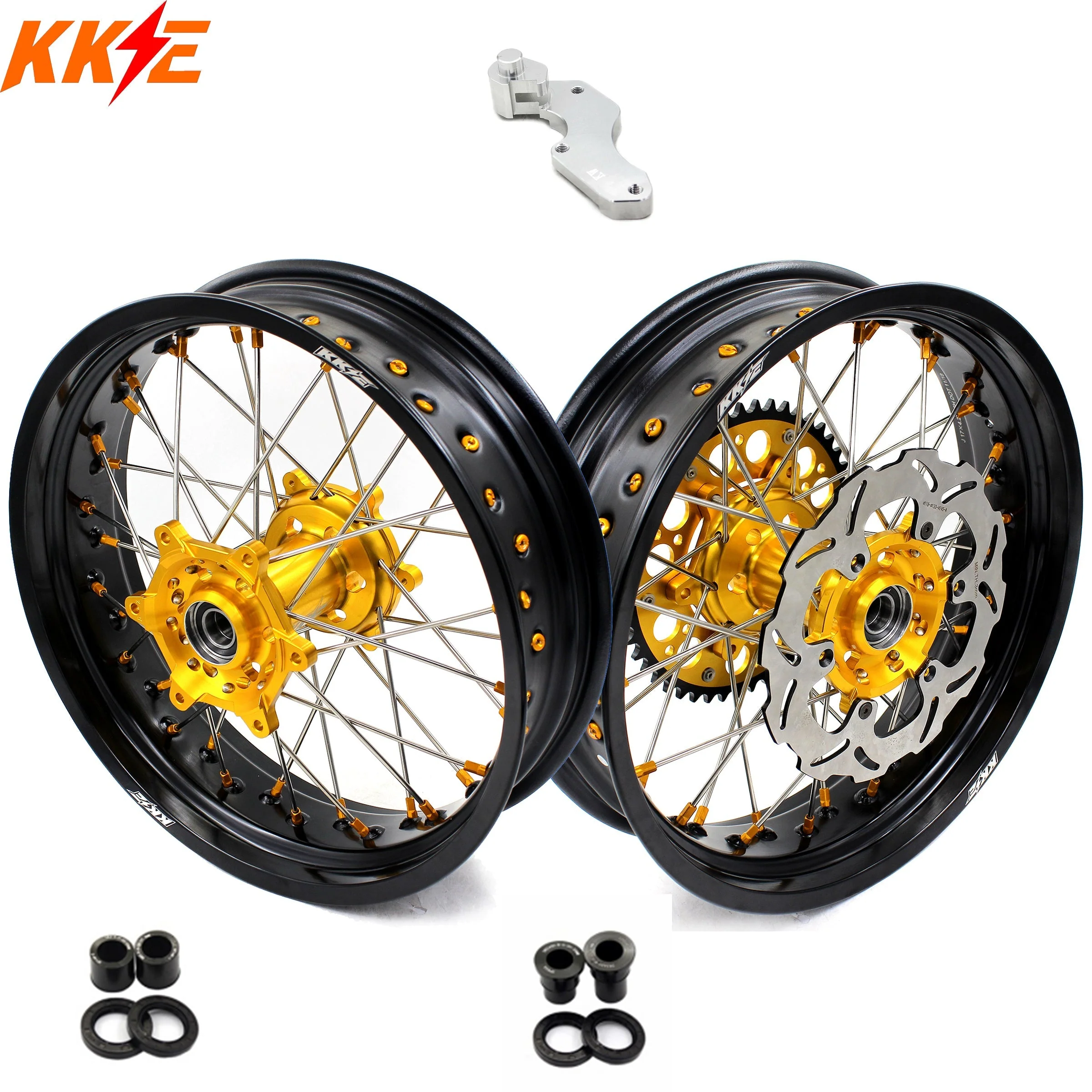 KKE 3.5/4.25*17 Inch Supermoto Wheels For SUZUKI DRZ400SM 2005-2024  Rim - Image 13