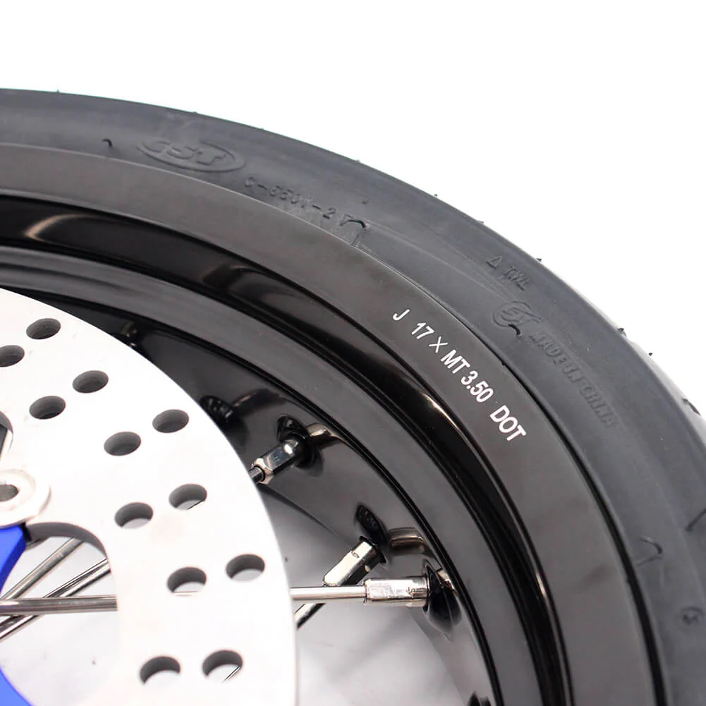 KKE 3.5/4.25*17" Supermoto Street Rims For SUZUKI DRZ400SM 2005-2024 CST Tires - Image 11