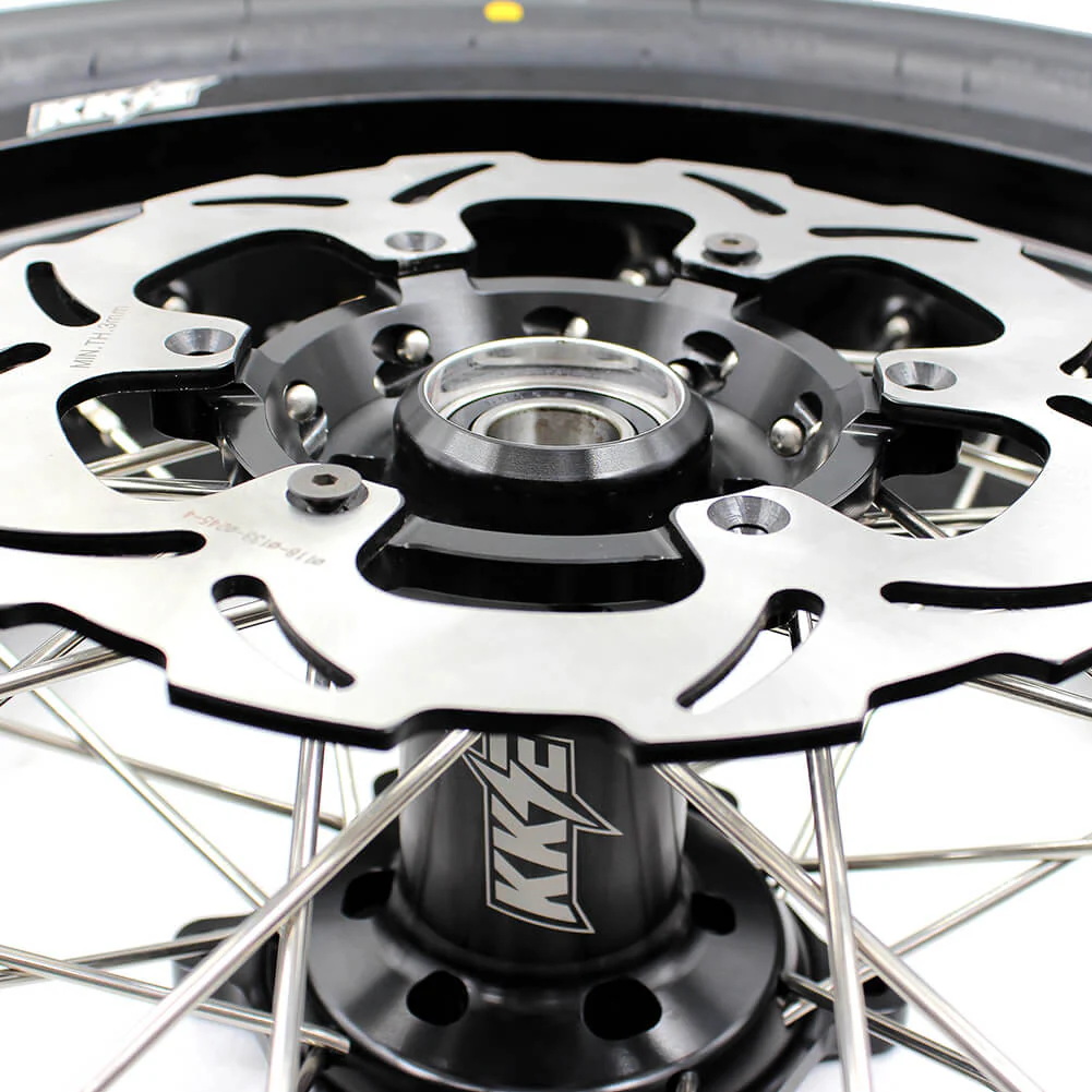 KKE 3.5/4.25*17in. Supmermoto Wheels Set For SUZUKI DRZ400SM 2005-2024 With CST Tires - Image 3