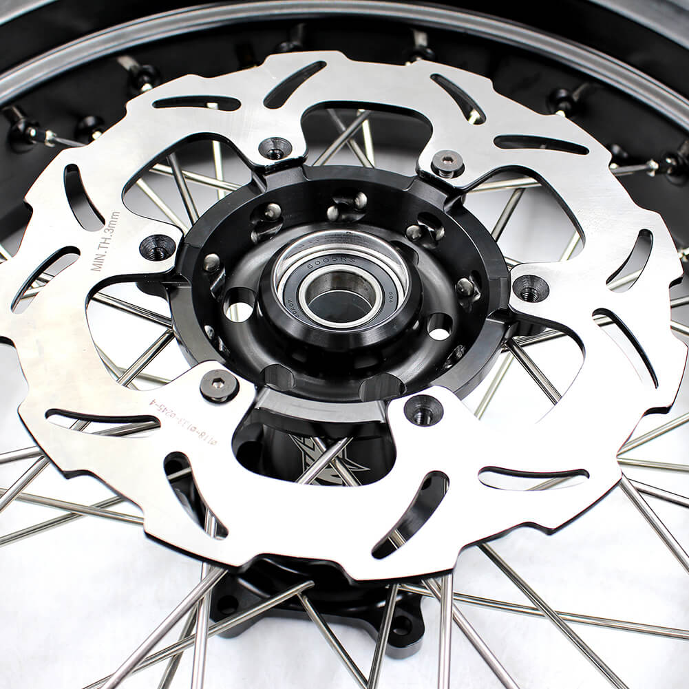 KKE 3.5/4.25*17in. Supmermoto Wheels Set For SUZUKI DRZ400SM 2005-2024 With CST Tires - Image 4