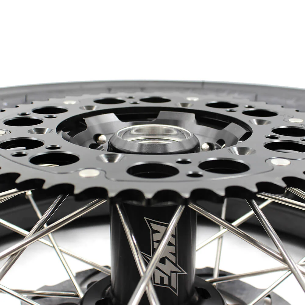 KKE 3.5/4.25*17in. Supmermoto Wheels Set For SUZUKI DRZ400SM 2005-2024 With CST Tires - Image 6