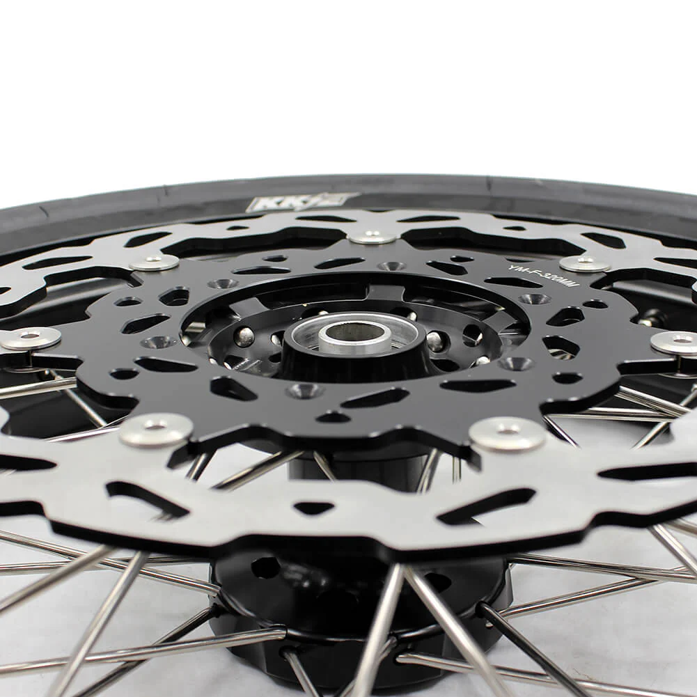 KKE 3.5/4.25*17in. Supmermoto Wheels Set For SUZUKI DRZ400SM 2005-2024 With CST Tires - Image 8