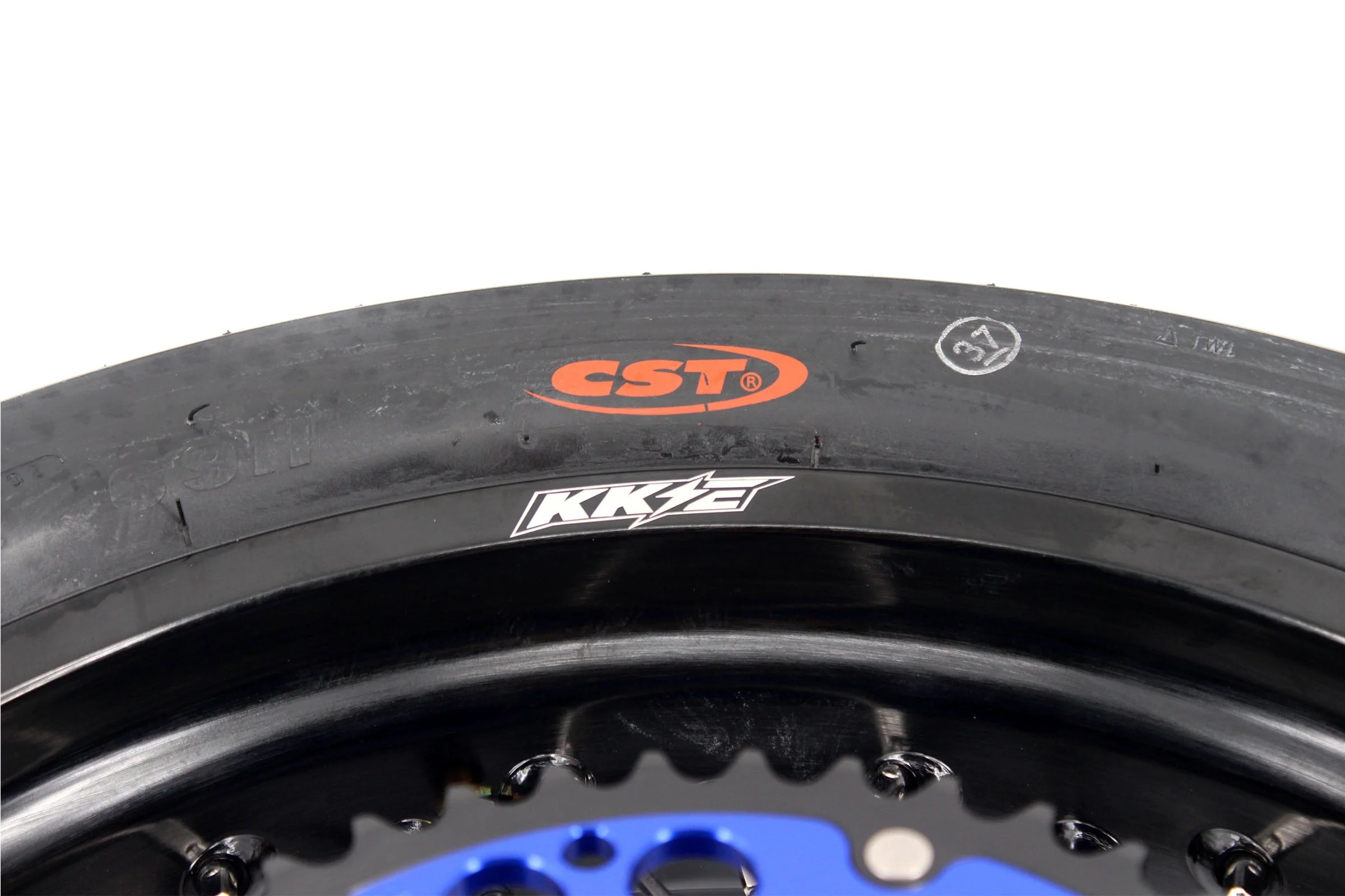 KKE 3.5/4.25*17inch Cush Drive Rims with CST Tires For YAMAHA WR250F 2001-2019 WR450F 2003-2018 Blue Hub - Image 10