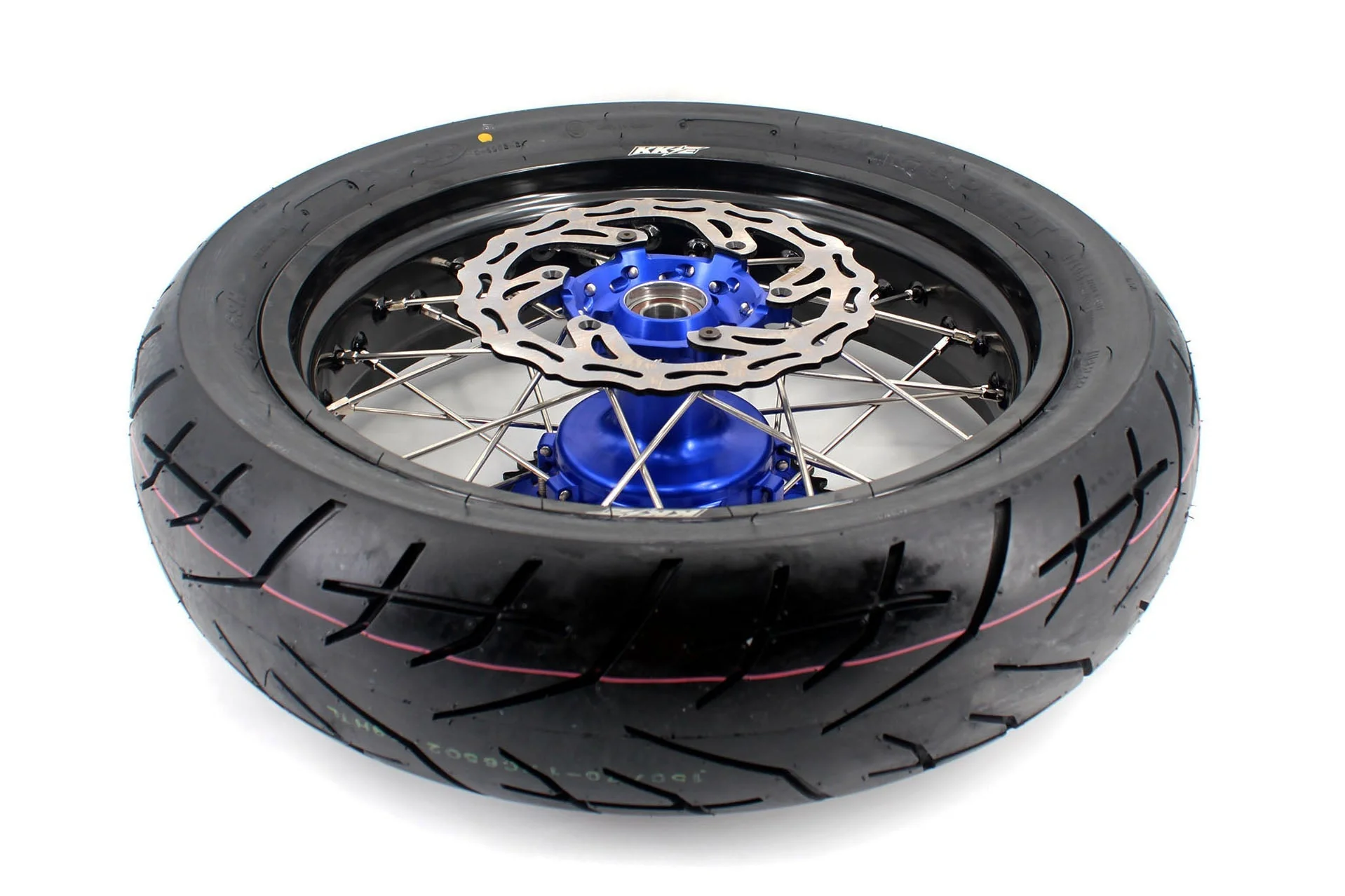 KKE 3.5/4.25*17inch Cush Drive Rims with CST Tires For YAMAHA WR250F 2001-2019 WR450F 2003-2018 Blue Hub - Image 11