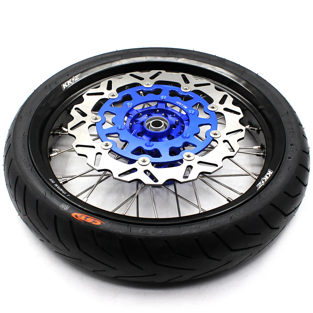 KKE 3.5/4.25*17inch Supermoto Spoked Wheels CST Tires For SUZUKI DRZ400 DRZ400E DRZ400S - Image 10