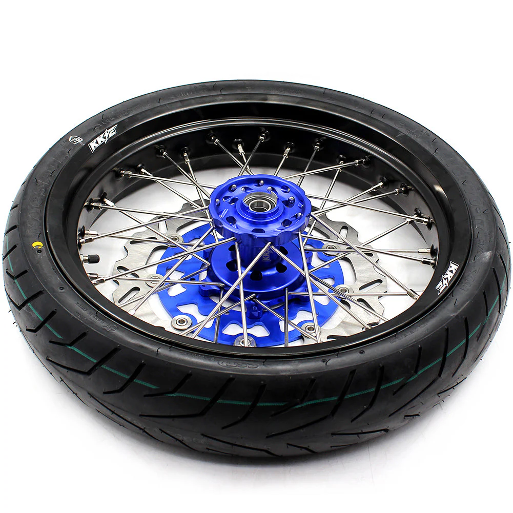KKE 3.5/4.25*17inch Supermoto Spoked Wheels CST Tires For SUZUKI DRZ400 DRZ400E DRZ400S - Image 13