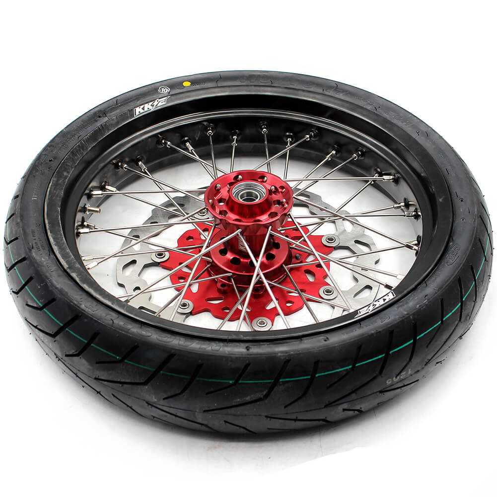 KKE 3.5 & 4.25*17inch Supermoto Wheels CST Tires For HONDA CRF450L 2019-2021 CRF450RL 2021-2025 - Image 7