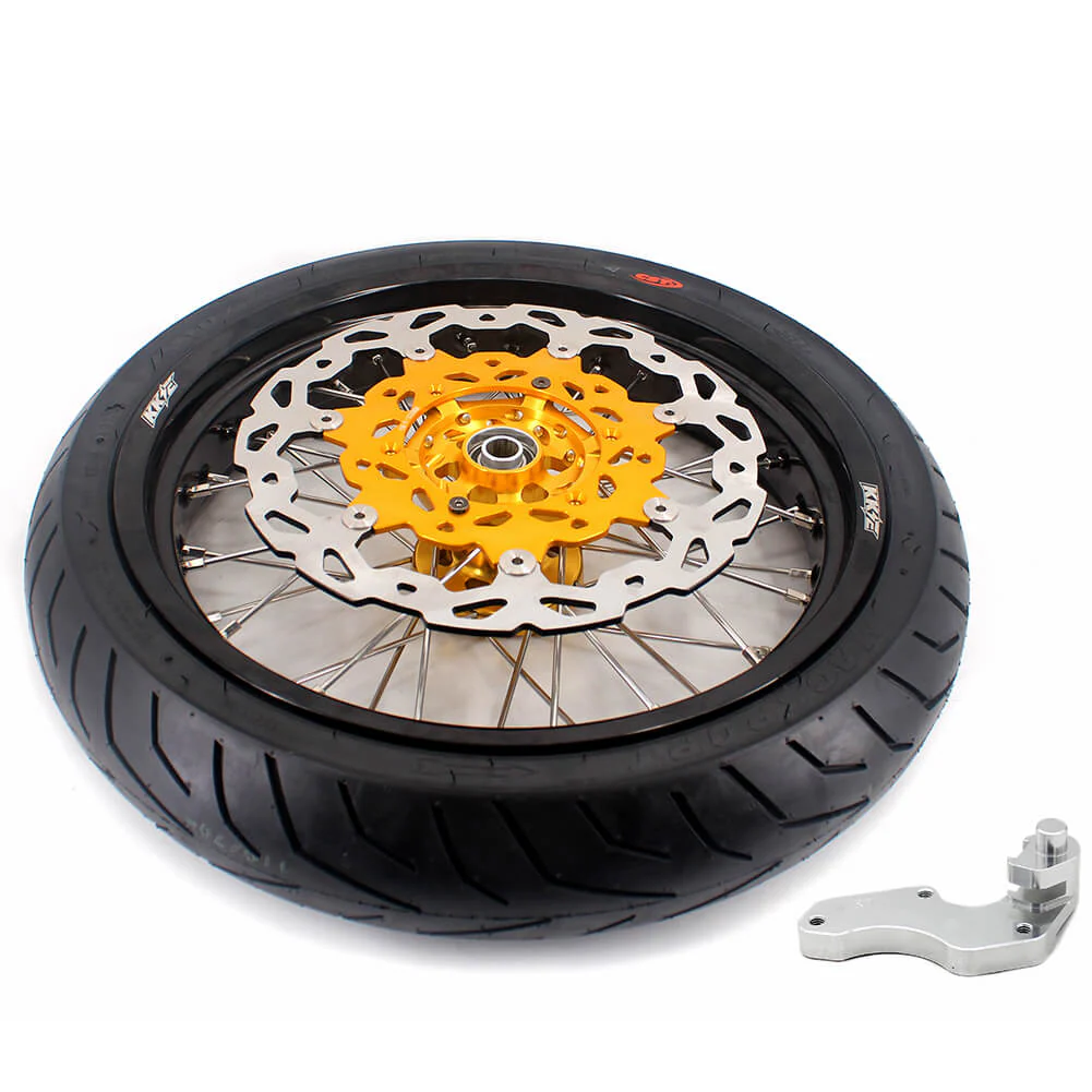 KKE 3.5/4.25*17inch Supermoto Wheels CST Tires For SUZUKI DRZ400 DRZ400E DRZ400S - Image 2