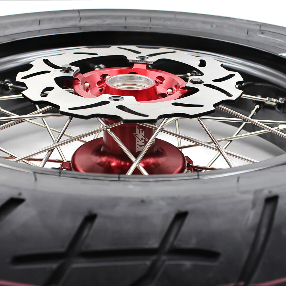KKE 3.5 & 4.25 Cush Drive Supermoto CST Wheels Rims for Honda XR400R XR600R - Image 5